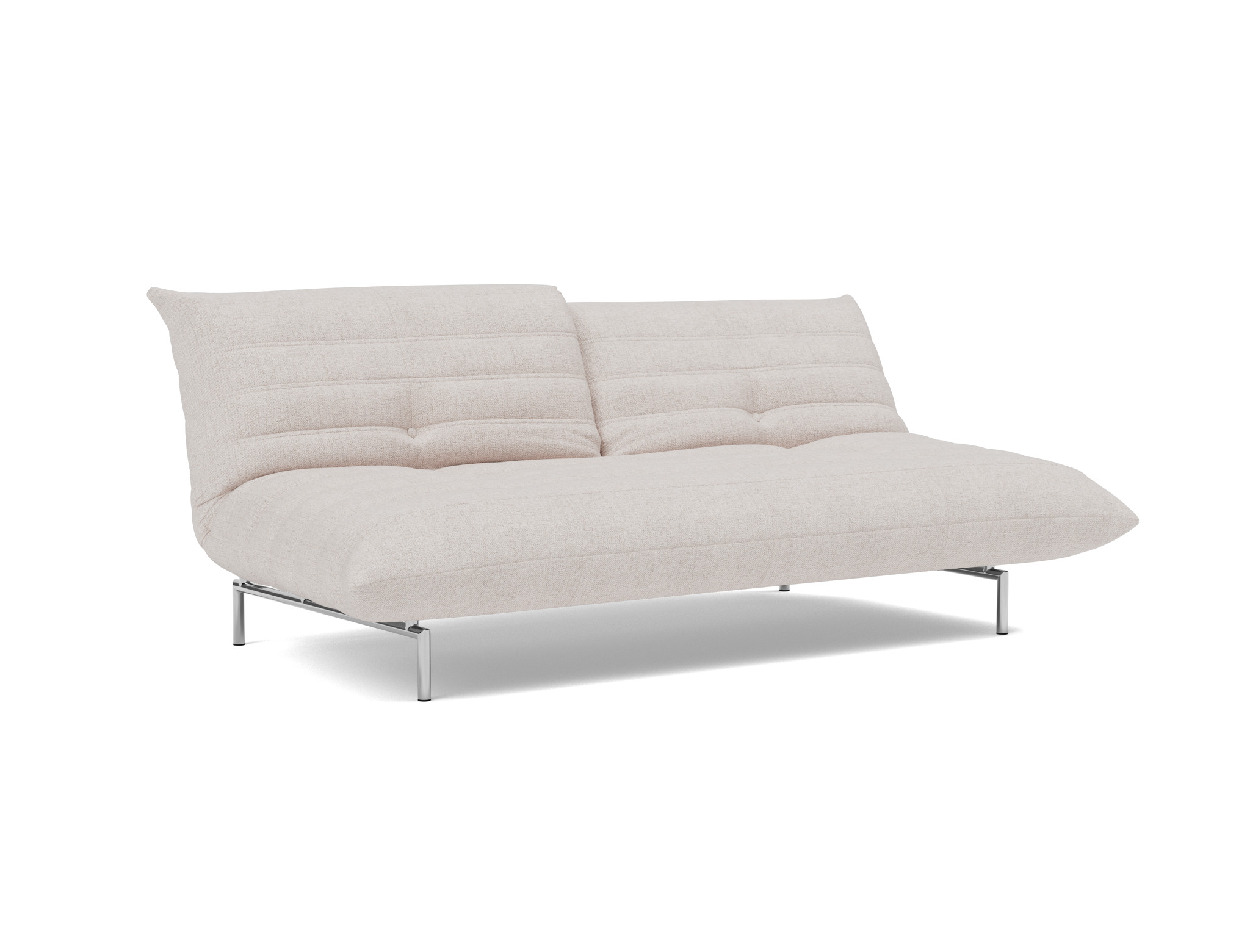Schlafsofa Mikunjo Strukturierter Stoff Weda 300-Weda-Sand