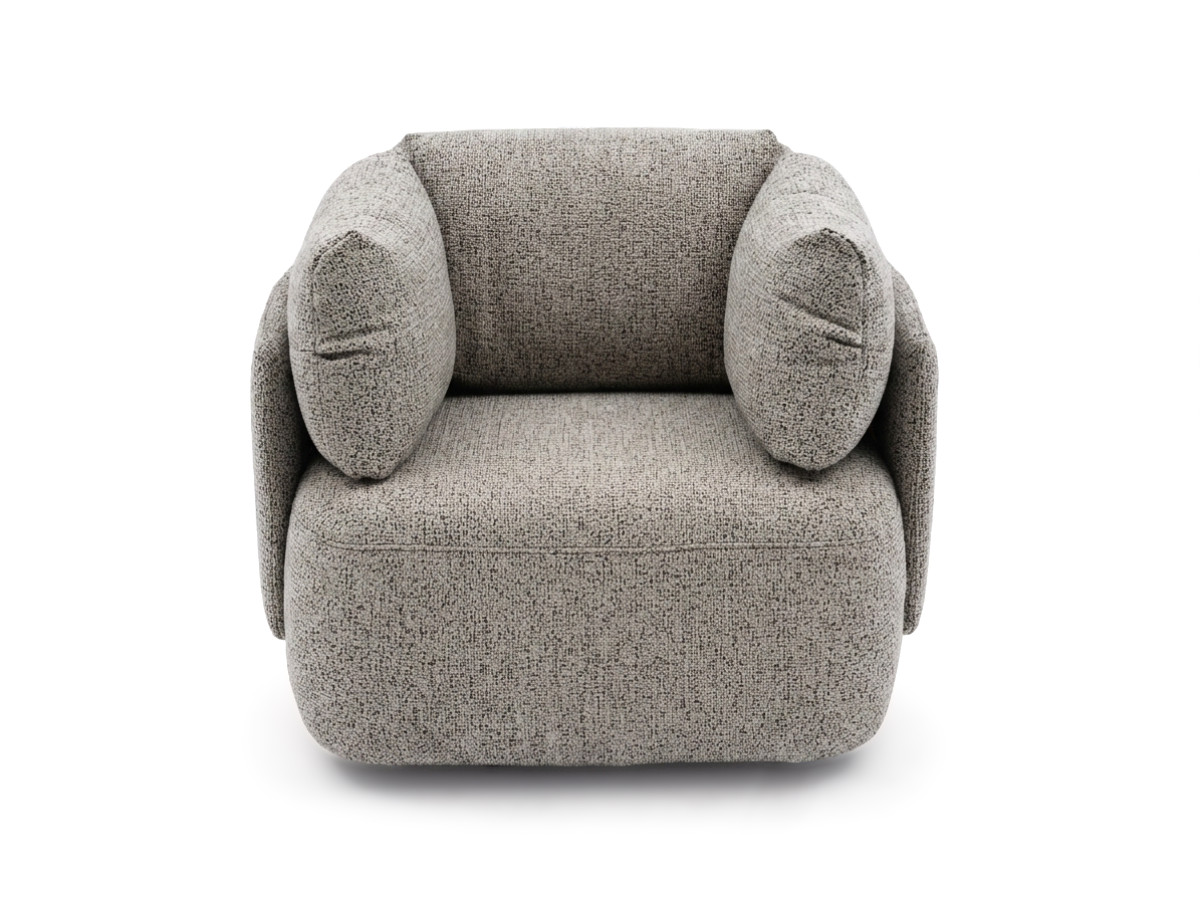 Bobochic Mario Sessel Melange-Stoff Taupe