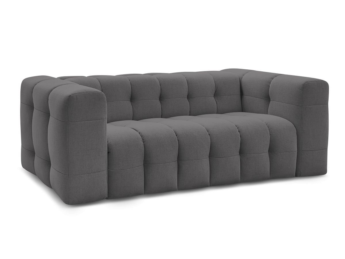 Bobochic Cloud Schlafsofa 3-Sitzer Stoff Dunkelgrau