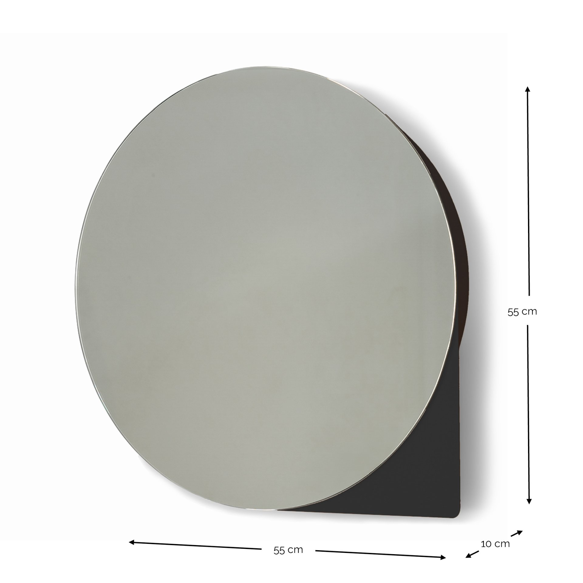 Spinder Design Spiegelschrank Sonnet Large Schwarz