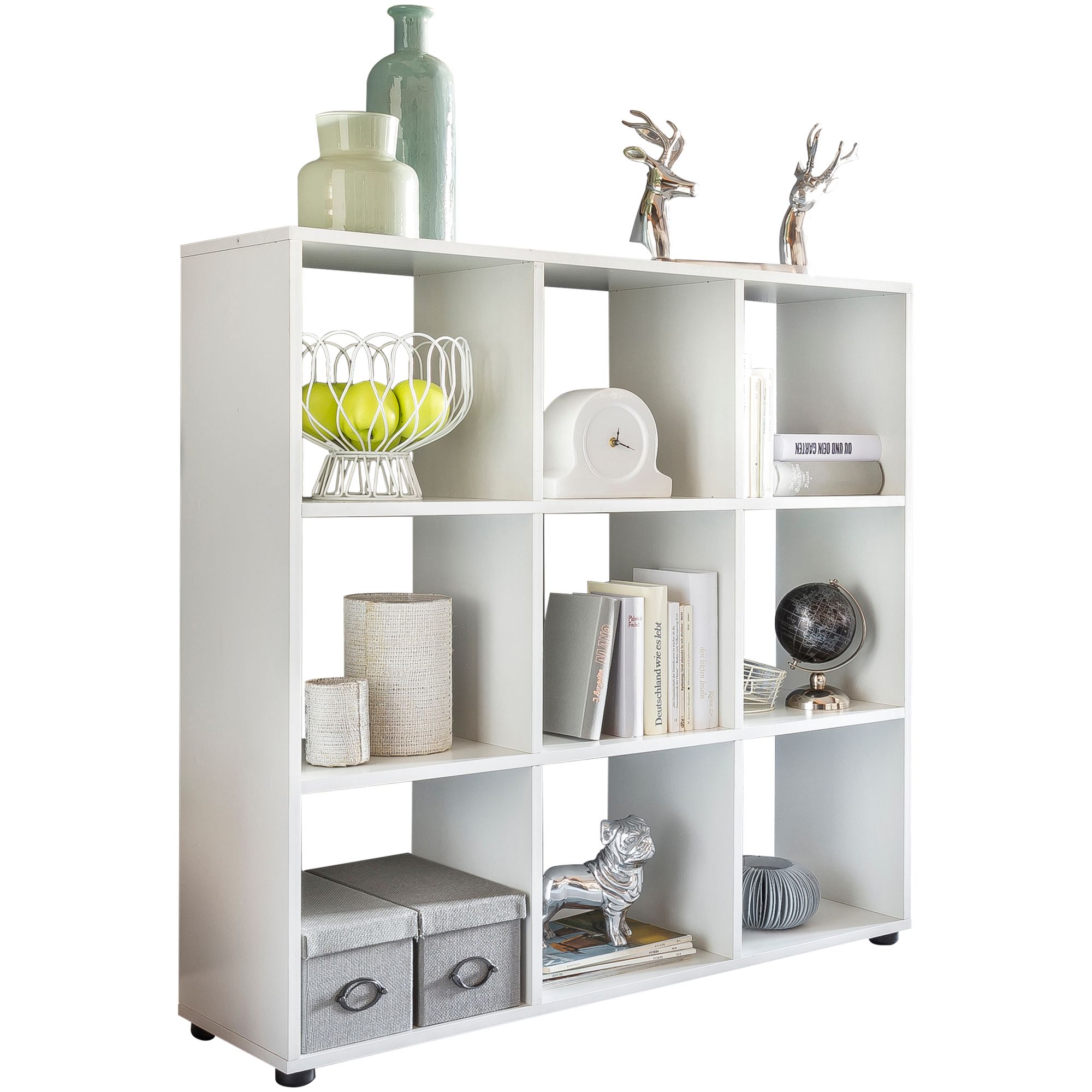 Bücherregal Nynashamn Weiß 108 × 29 × 104 cm