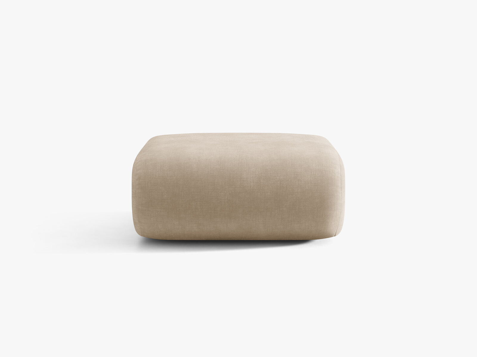 Micadoni Neo Pouf Chenille Golden Dunkelbeige