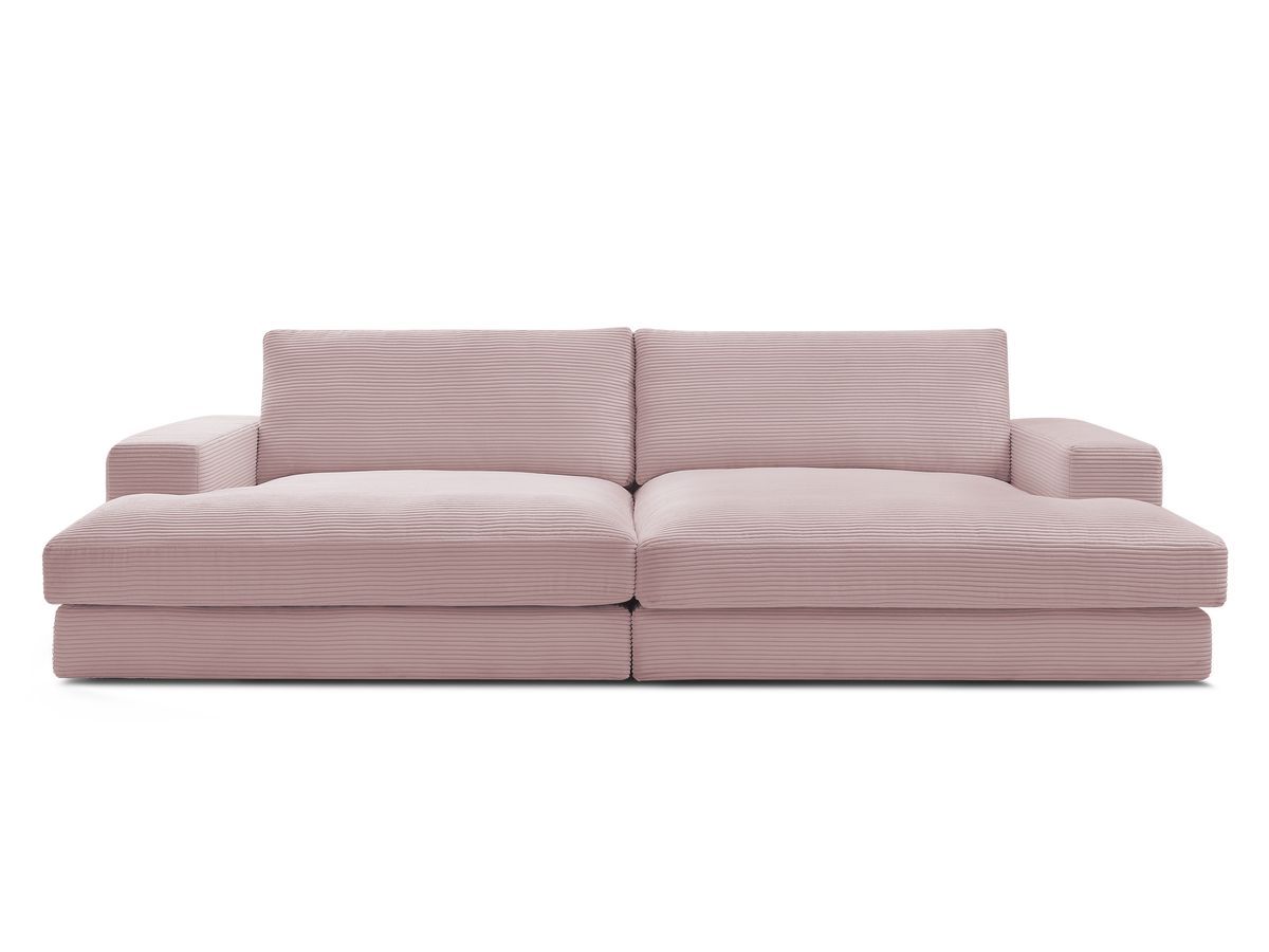 Bobochic Leonard Sofa 4-Sitzer 234 × 159 cm Cordsamt Violett