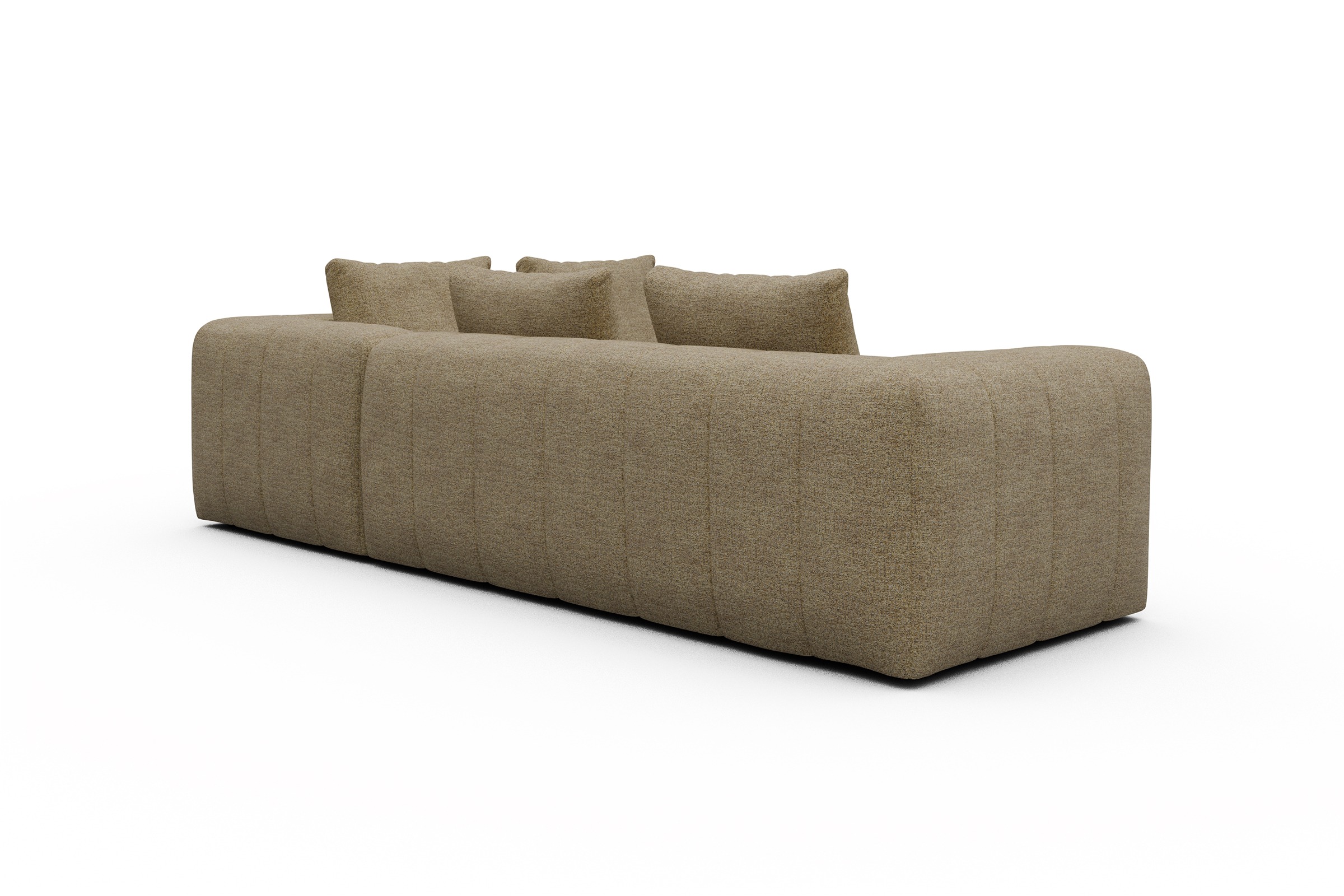 Ecksofa Hugo 2x 2,5-Sitzer Armlehne links Carreno-Silician-Yellow