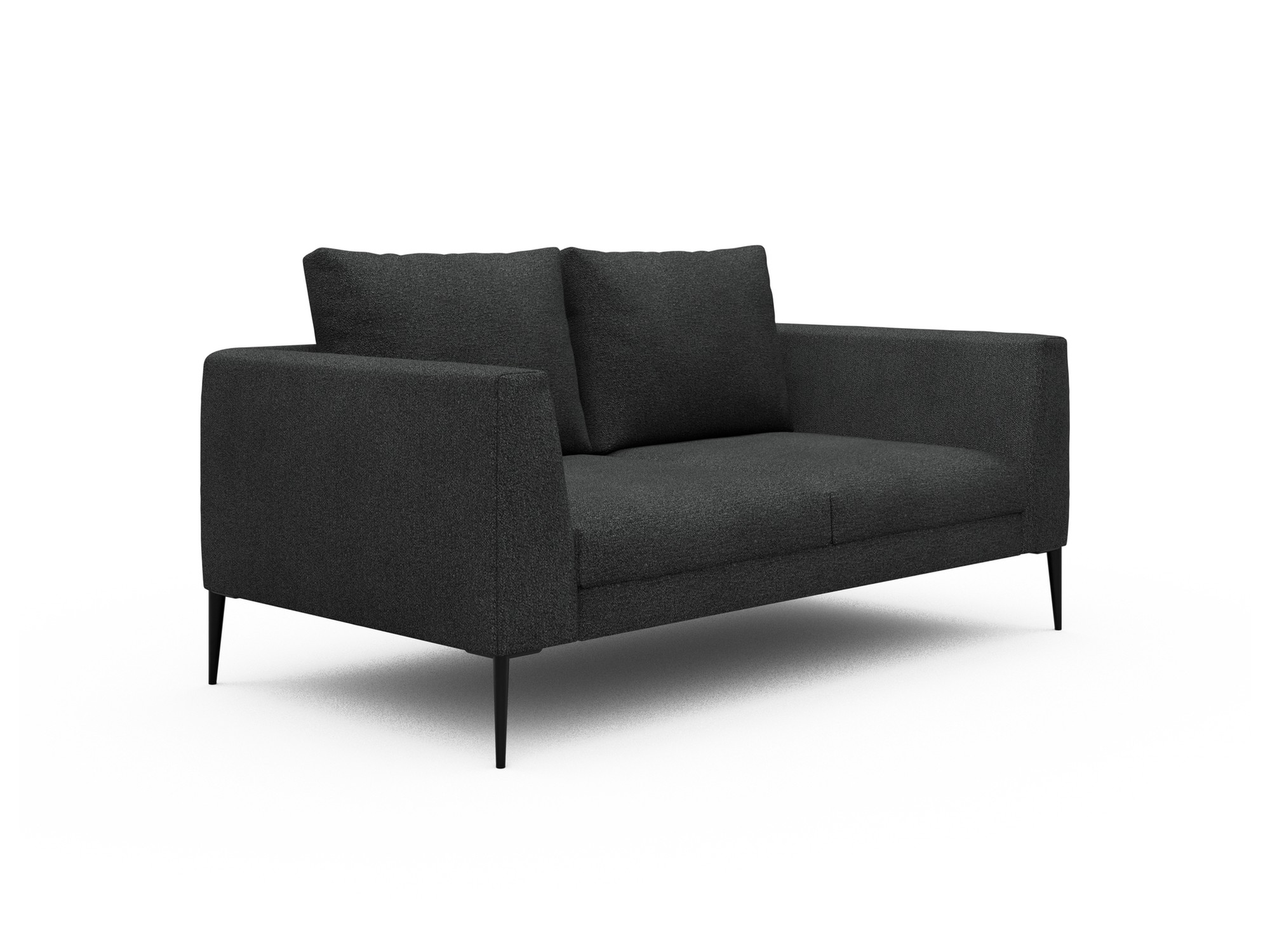 Skandi Home Sofa Paul 2-Sitzer Boucle-Charcoal moebelfaktor