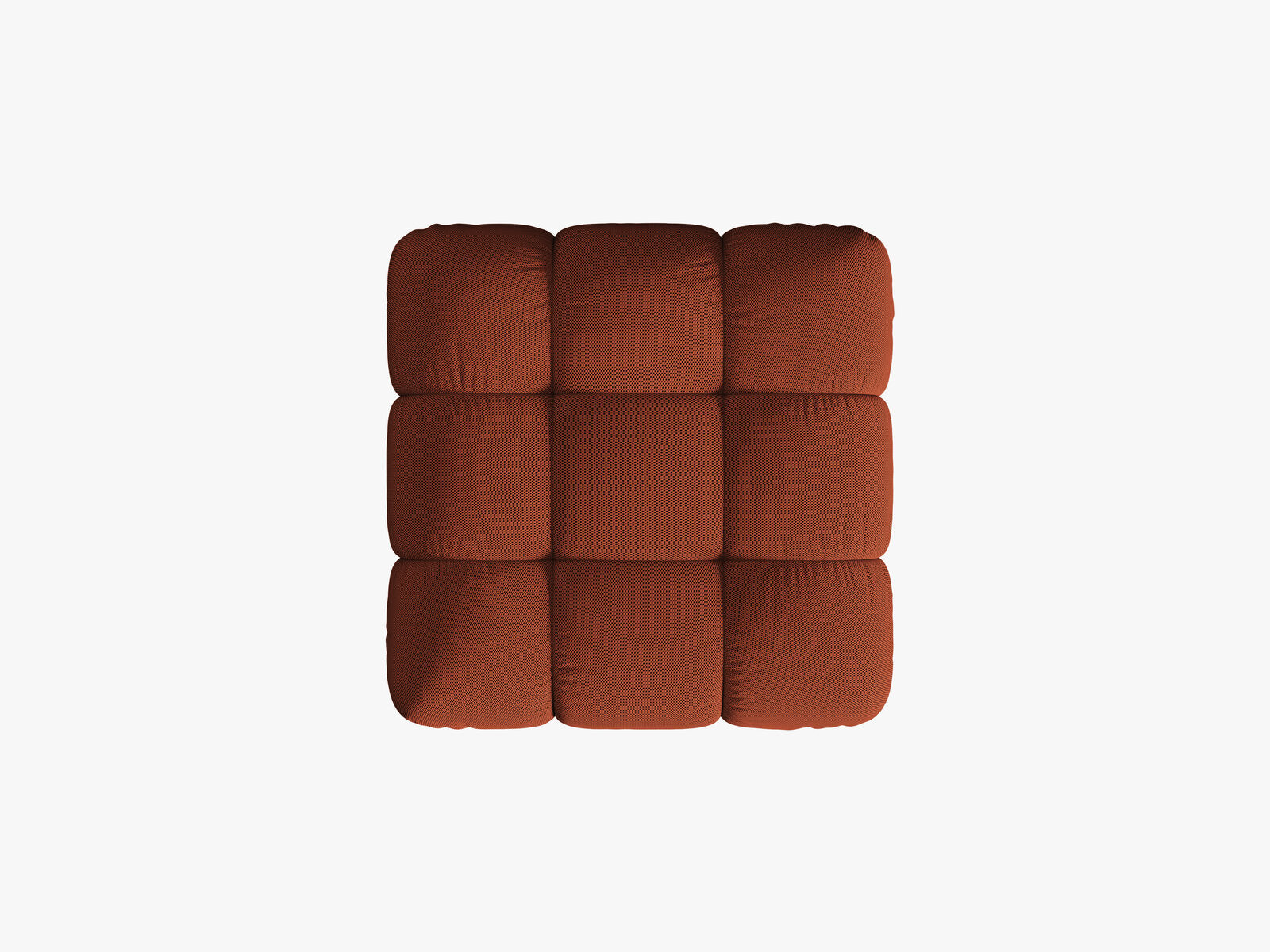 Micadoni Hocker Bellis 3D-Stoff Sonic Ziegel