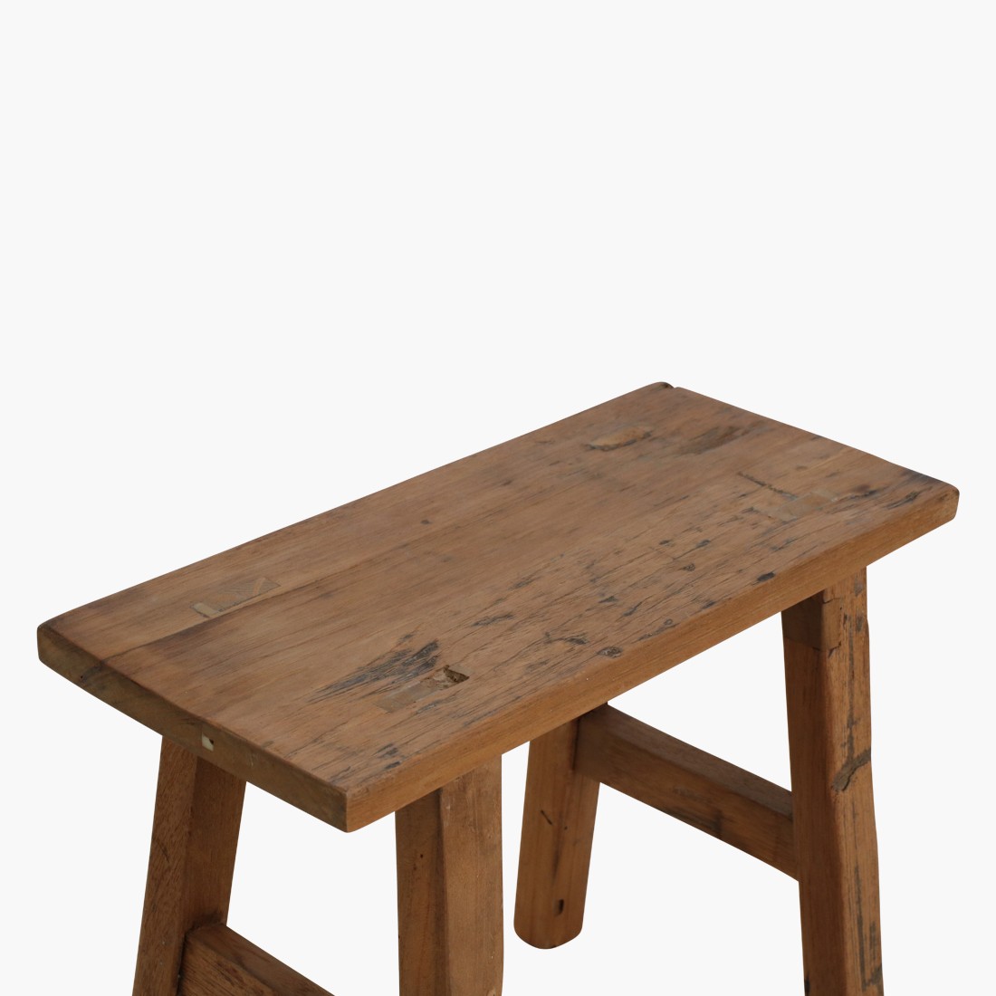 Raw Materials Java Carpenter Beistelltisch/Hocker Recyceltes Holz 16x35x30cm