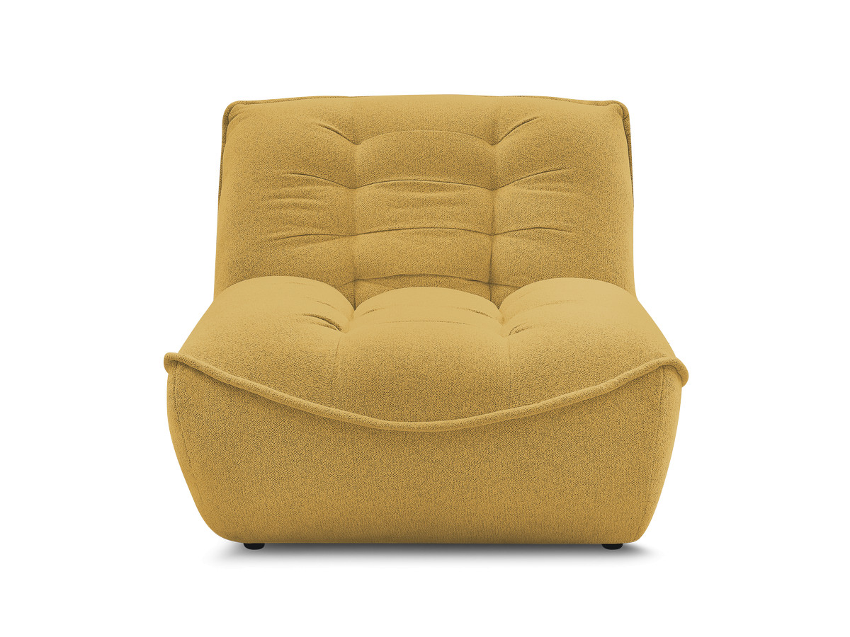Bobochic Serena Sofamodul 1-Sitzer Melange-Stoff Gelb