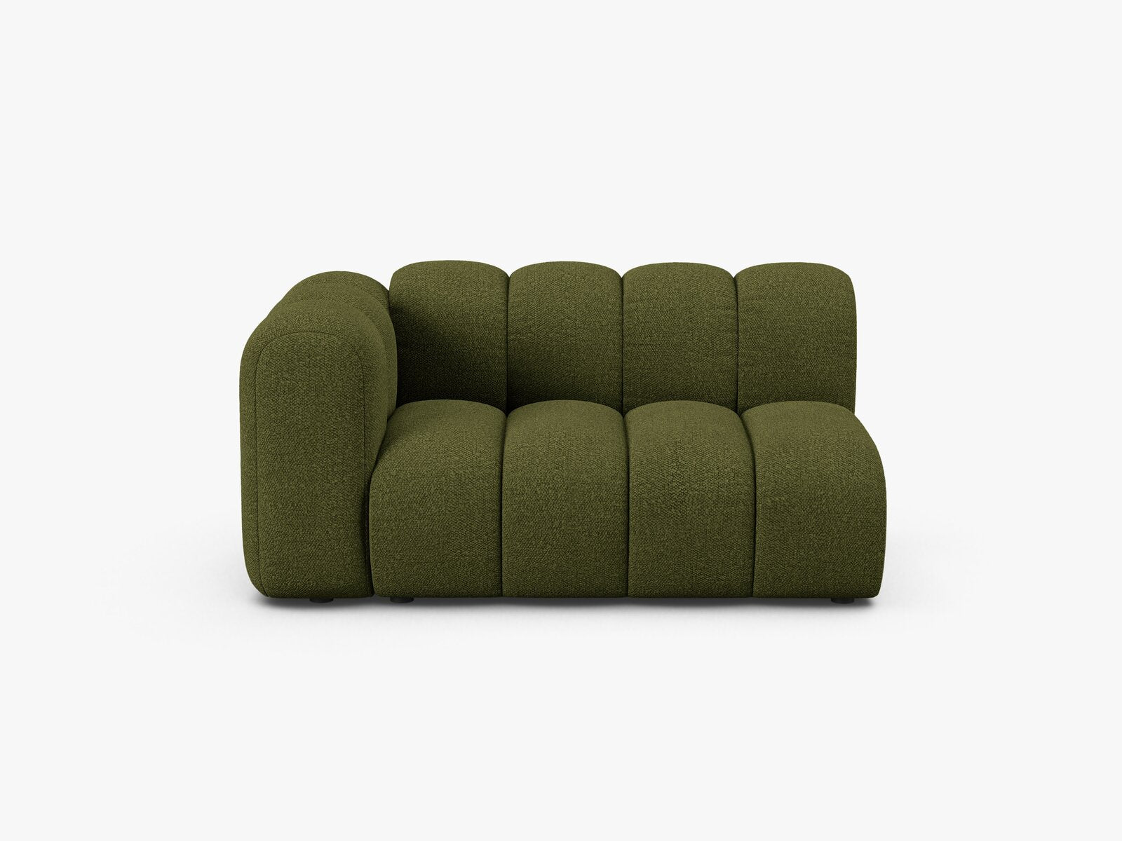 Micadoni Modul Lupine 2-Sitzer Links Boucle Baloo Dunkel-Olivgrün