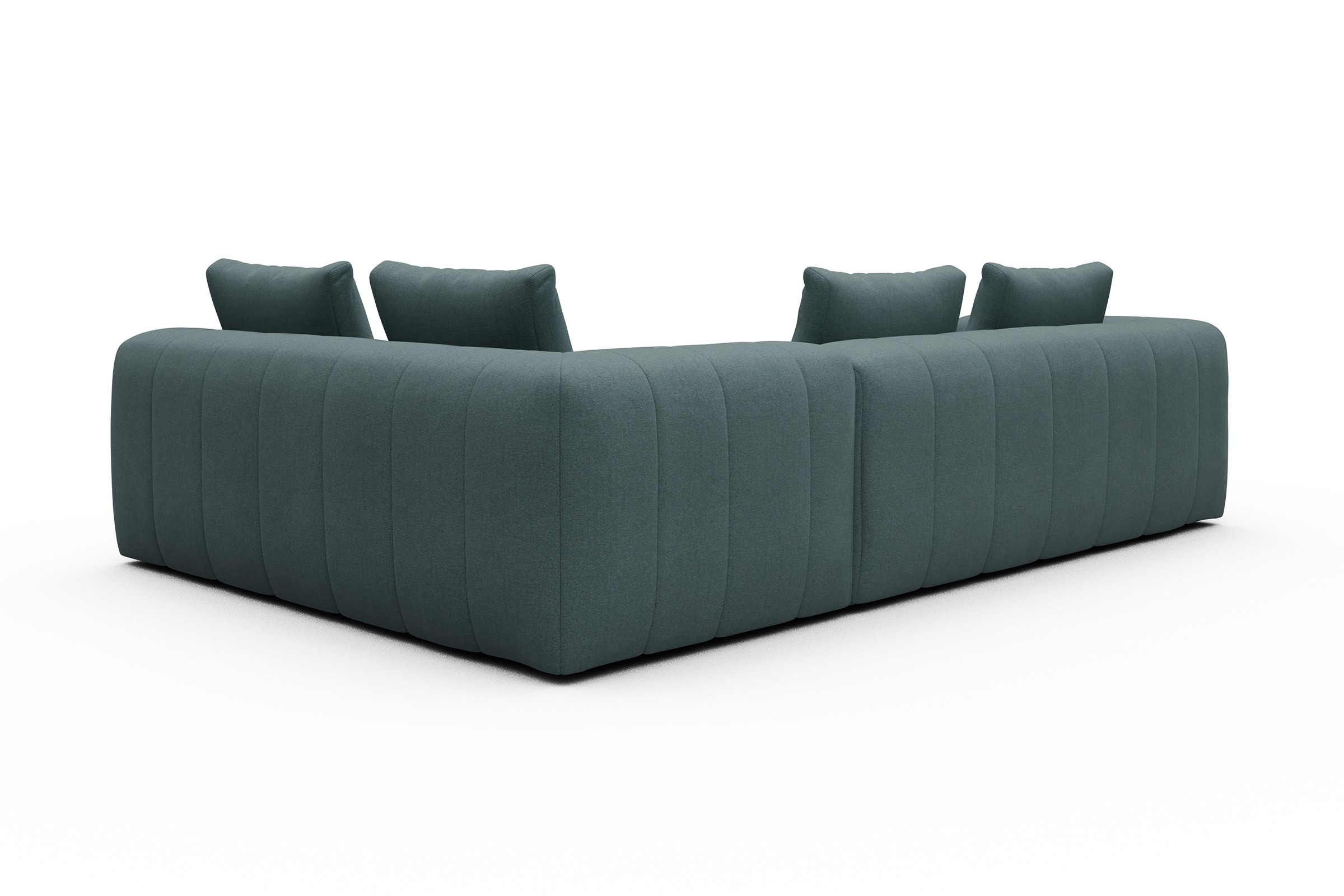 Ecksofa Hugo 2x 2,5-Sitzer Armlehne links Satya-Niagara