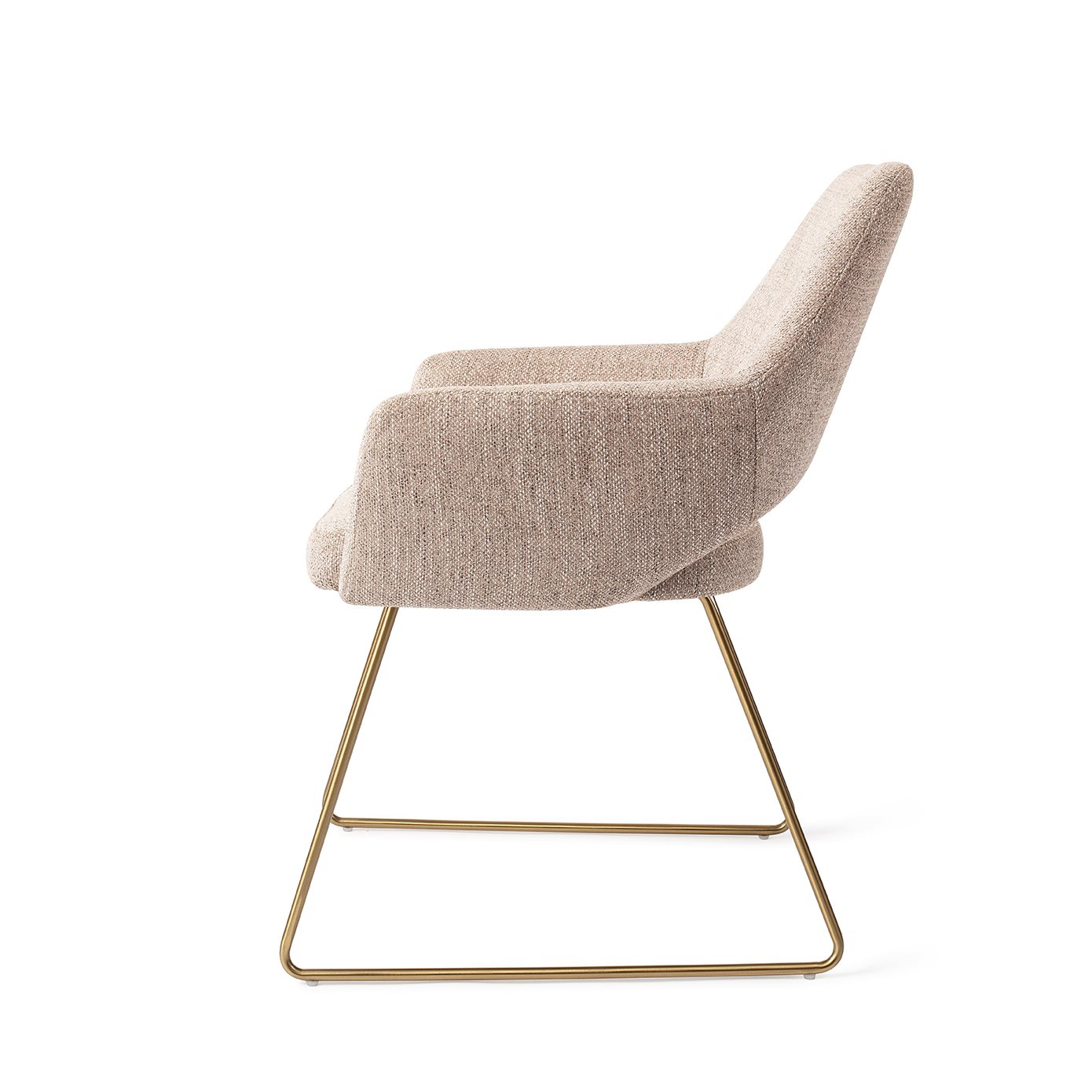 Jesper Home Esszimmerstuhl Yanai Biscuit-Beach Slide Gold
