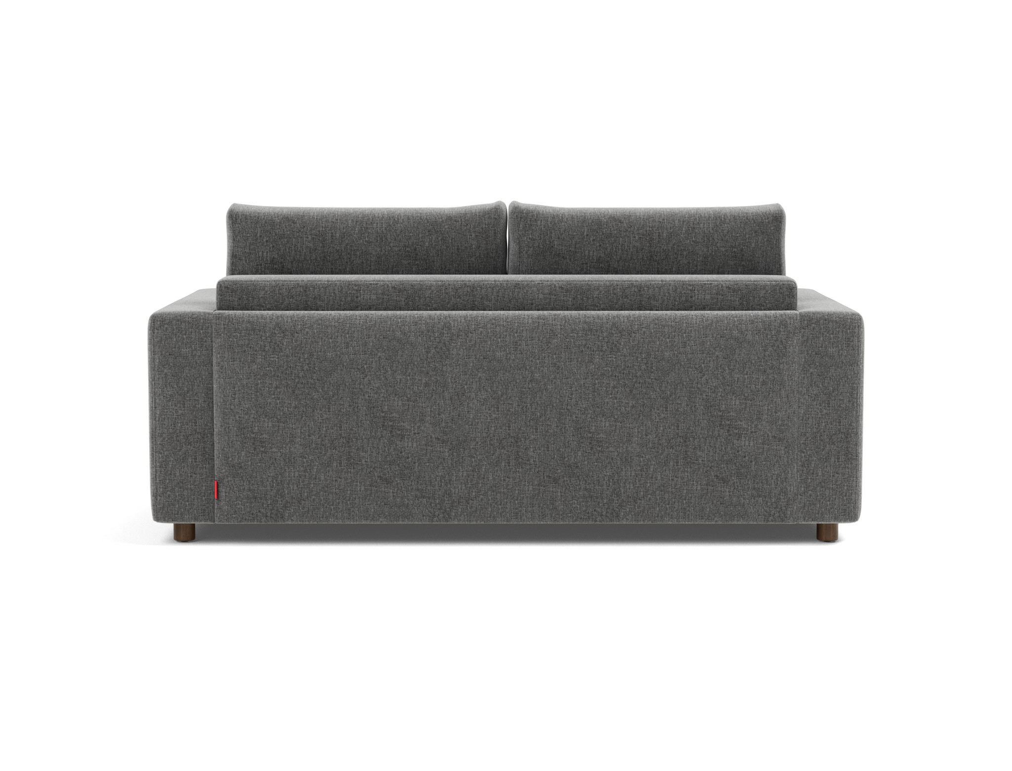 Schlafsofa Neah mit Standard-Armlehnen 160 Strukturierter Stoff Twist 563-Charcoal