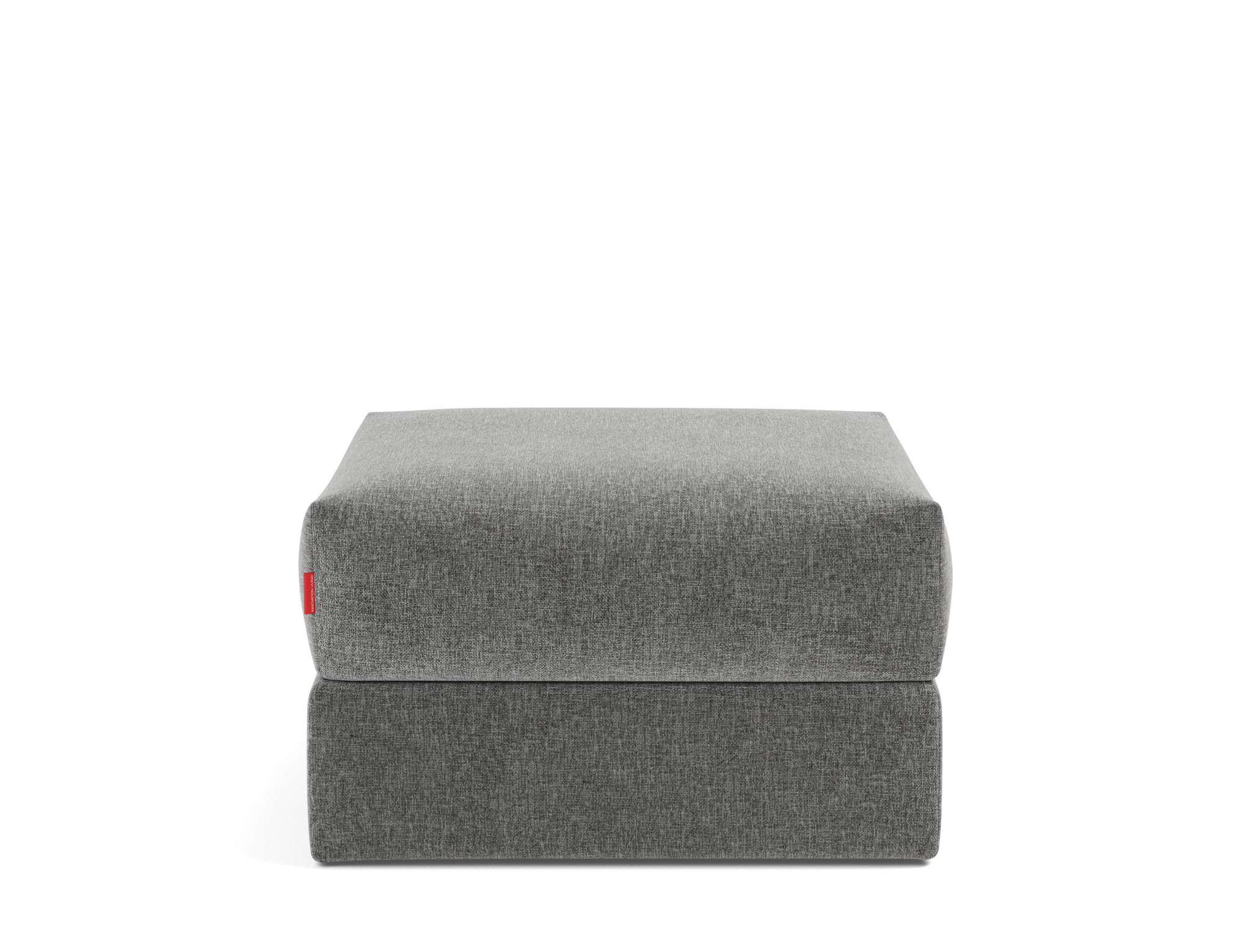 Hocker Cornila Strukturierter Stoff Twist 563-Charcoal