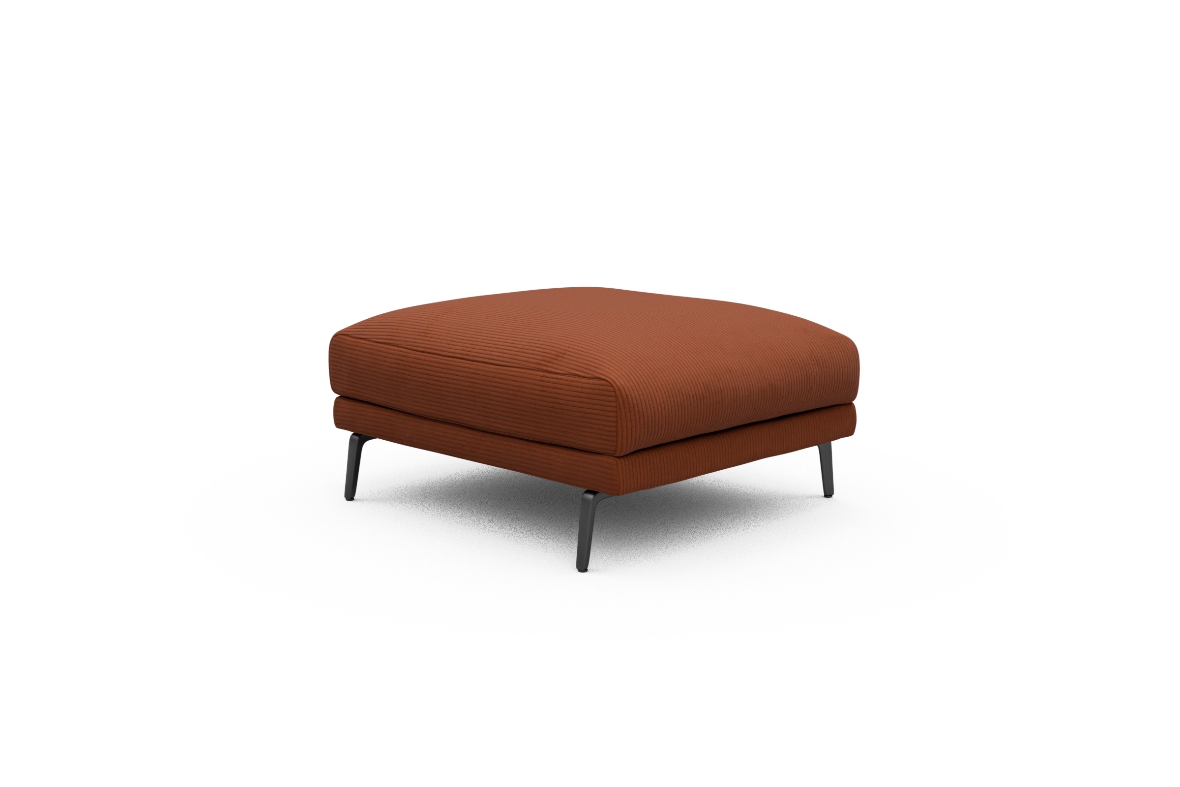 Sitzhocker Karl Corduroy-Burnt-Orange