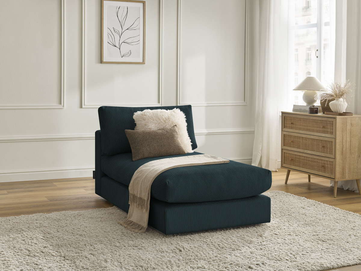 Bobochic Paris Méridienne-Modul Cordsamt Dunkelblau