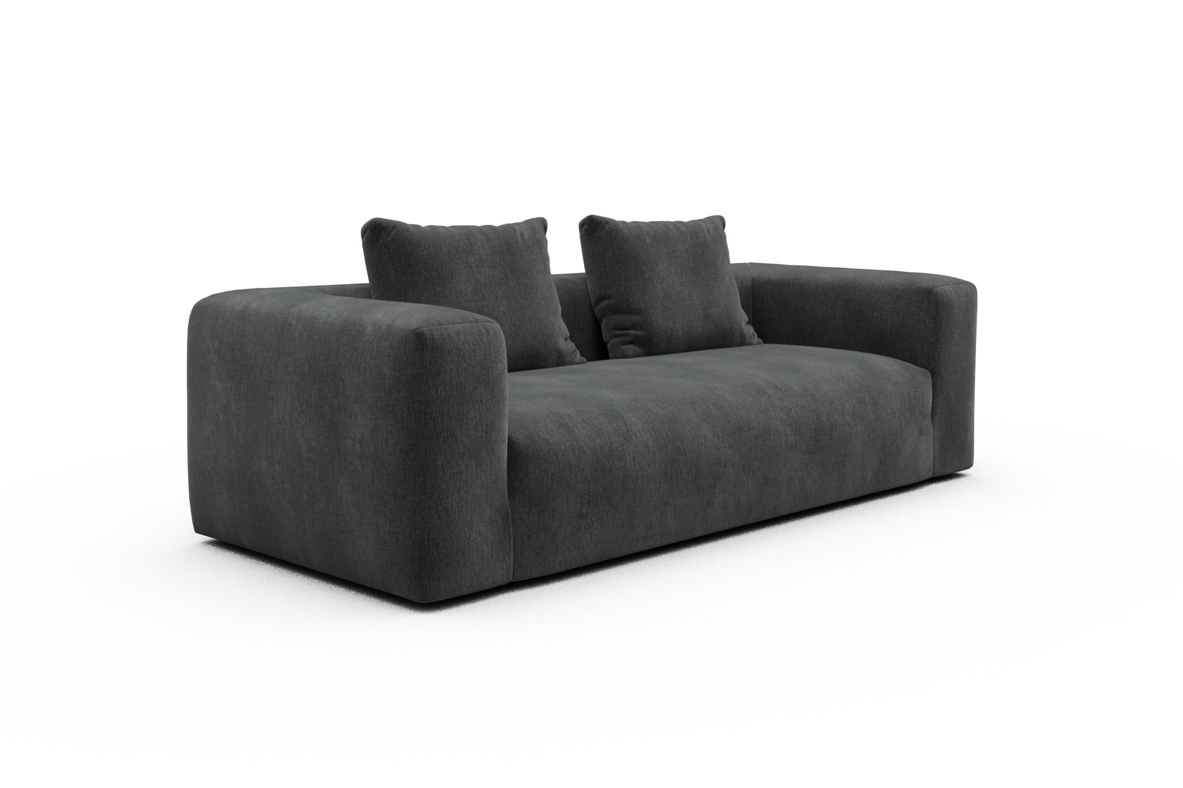 Sofa Fred 3-Sitzer Smooth-Deep-Warm-Grey