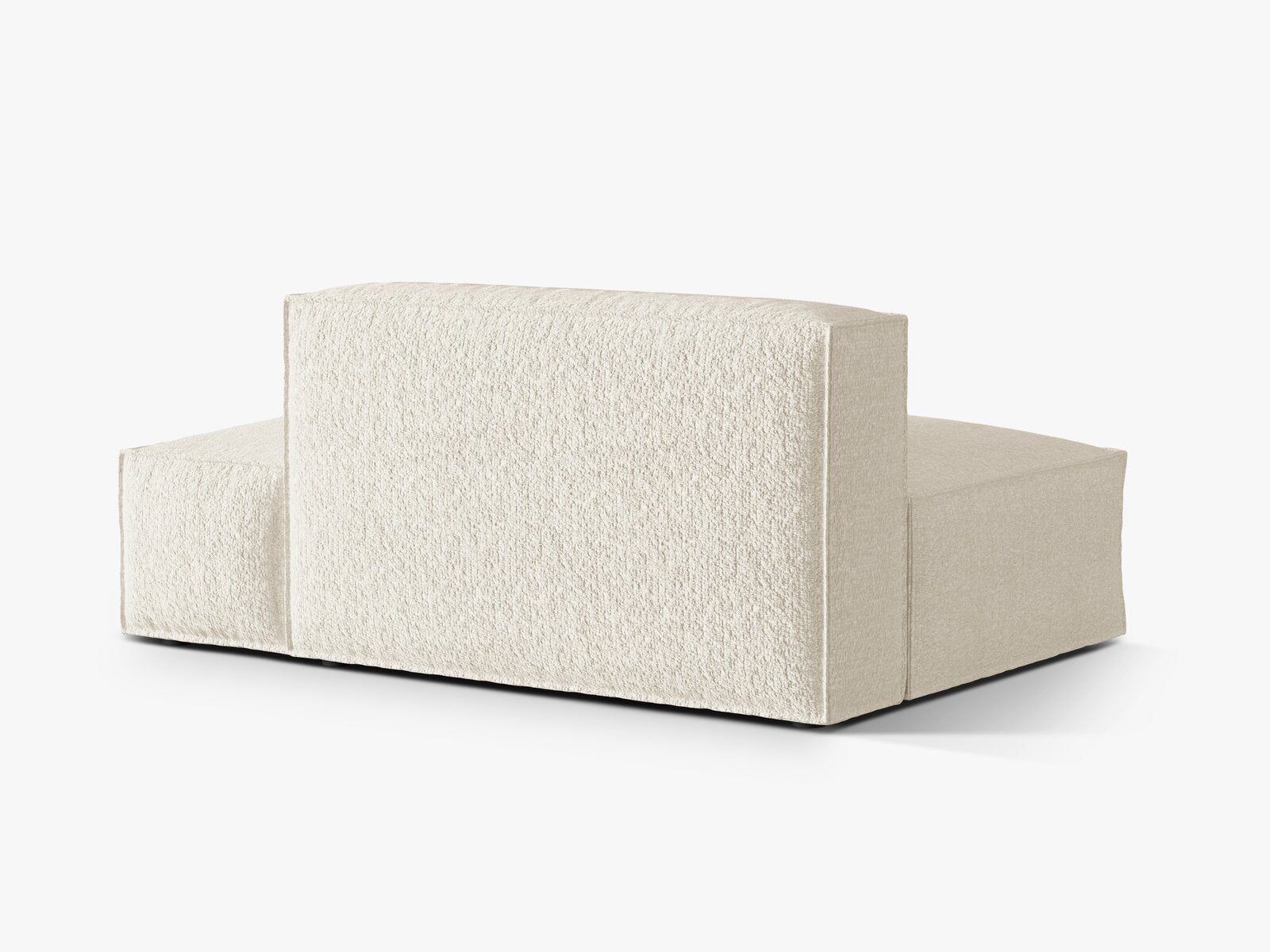 Micadoni Modul Nuria 3-Sitzer Rechts Boucle Elfenbein