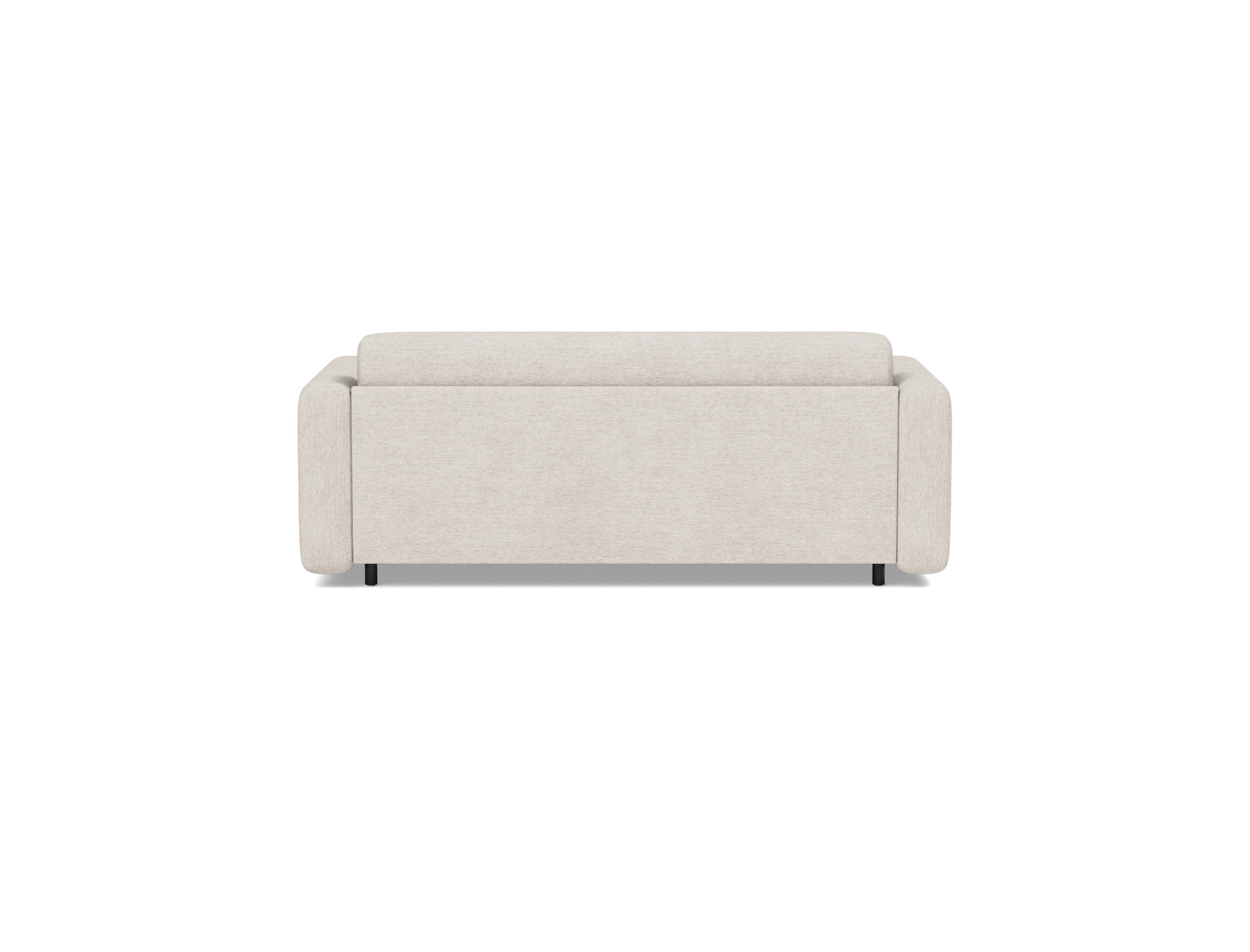 Schlafsofa Killian mit Memory-Matratze 140 Chenille Yuveno 470-Natural