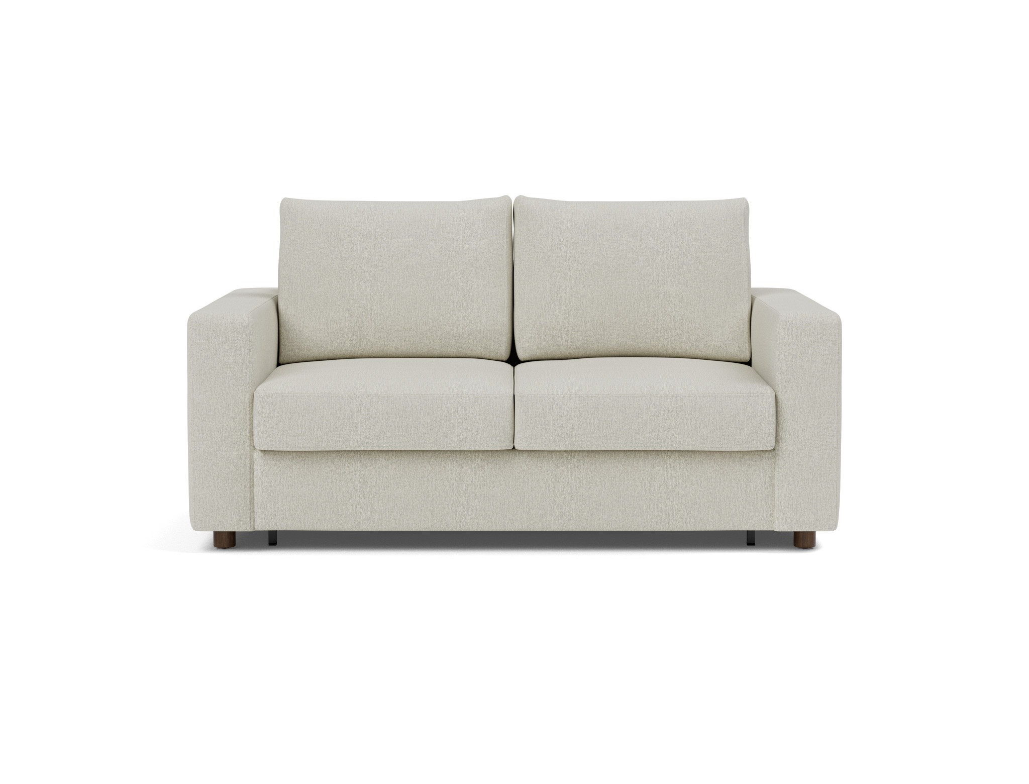 Schlafsofa Neah mit Standard-Armlehnen 140 Flachgewebe Mixed Dance 527-Natural