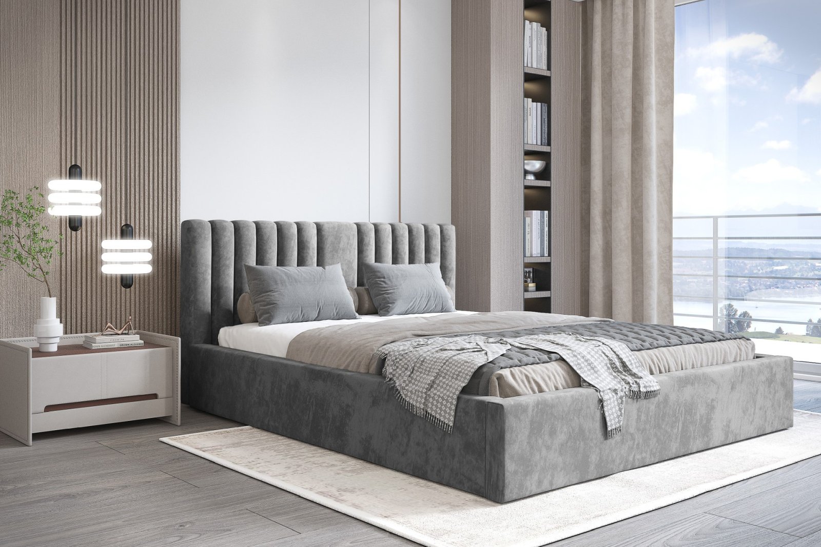 Polsterbett VELO-VI Perfect-Harmony 180 mit Holzrahmen Perfect-Harmony 85 moebelfaktor