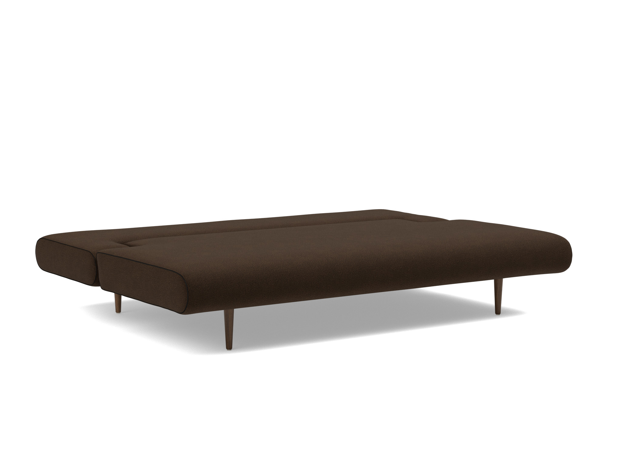 Schlafsofa Unfurl Lounger Strukturierter Stoff Taura 358-Chocco