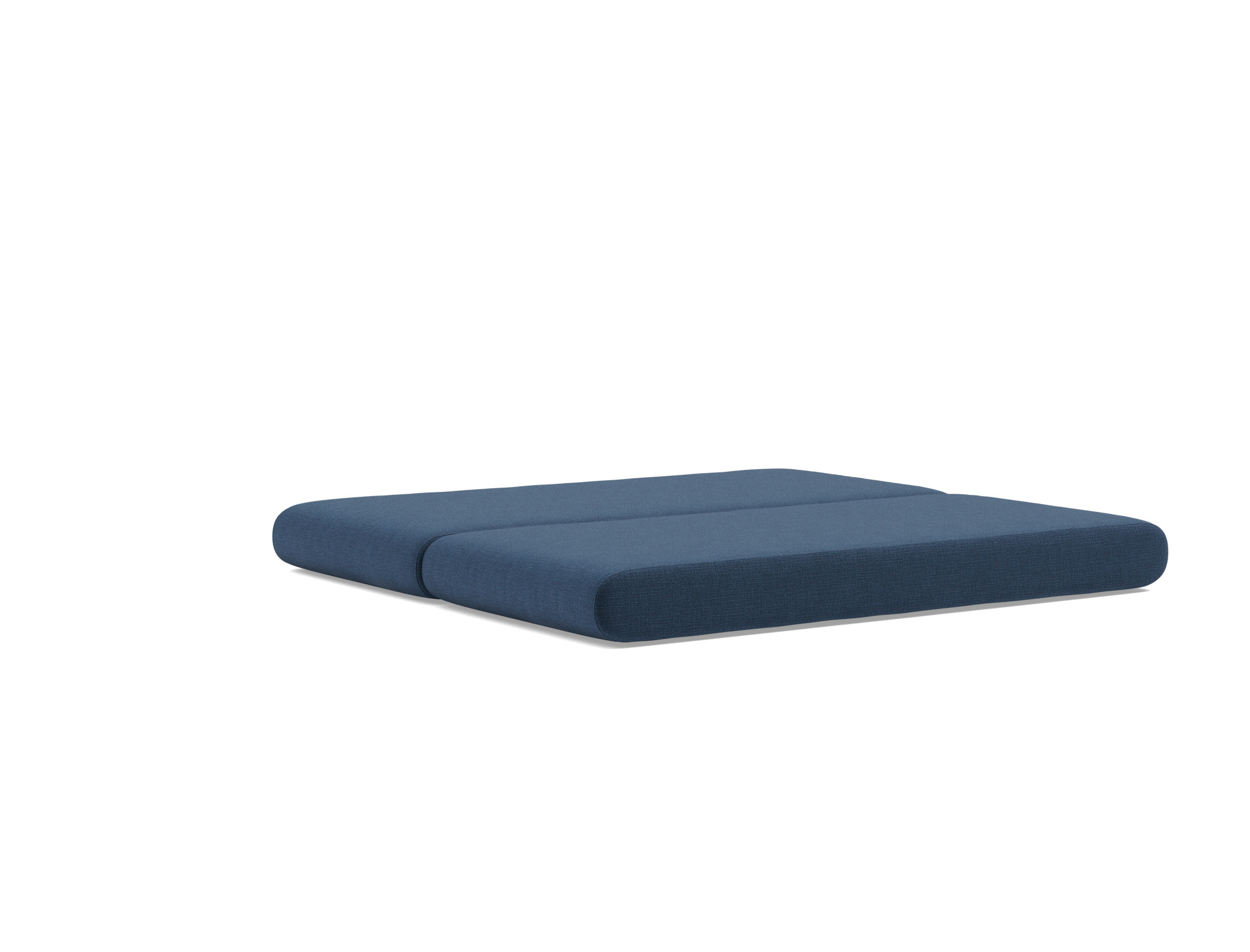Tagesbett Circlus mit Rückenrollen Chenille Esina 414-Indigo-Blue