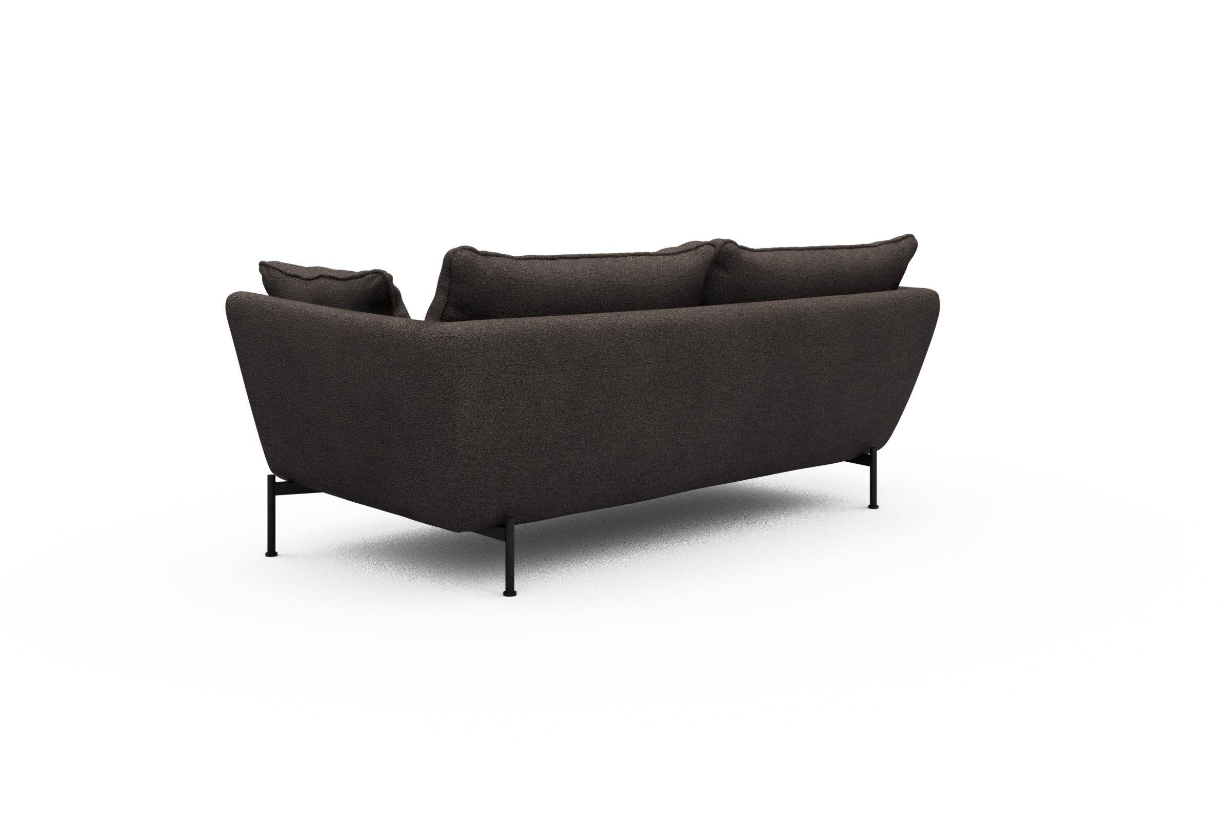 Sofa Anton PREMIUM 2-Sitzer Boucle-Taupe