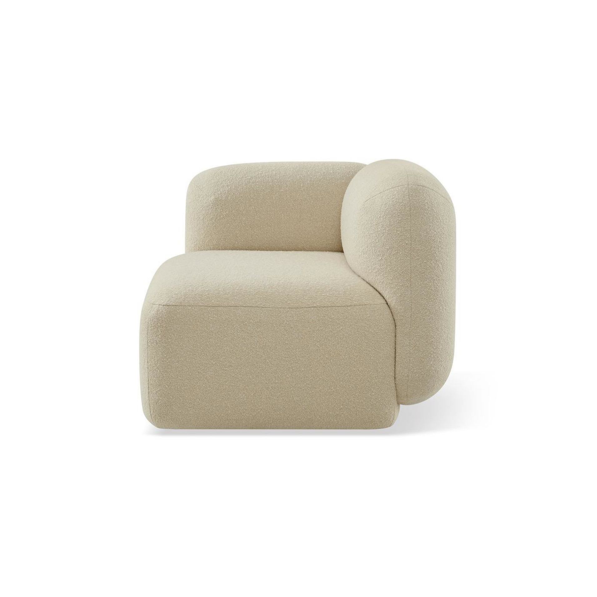 Jesper Home Sofa Yoshimi Cloudy Cream Ecke L + Mitte + Hocker + Ecke R