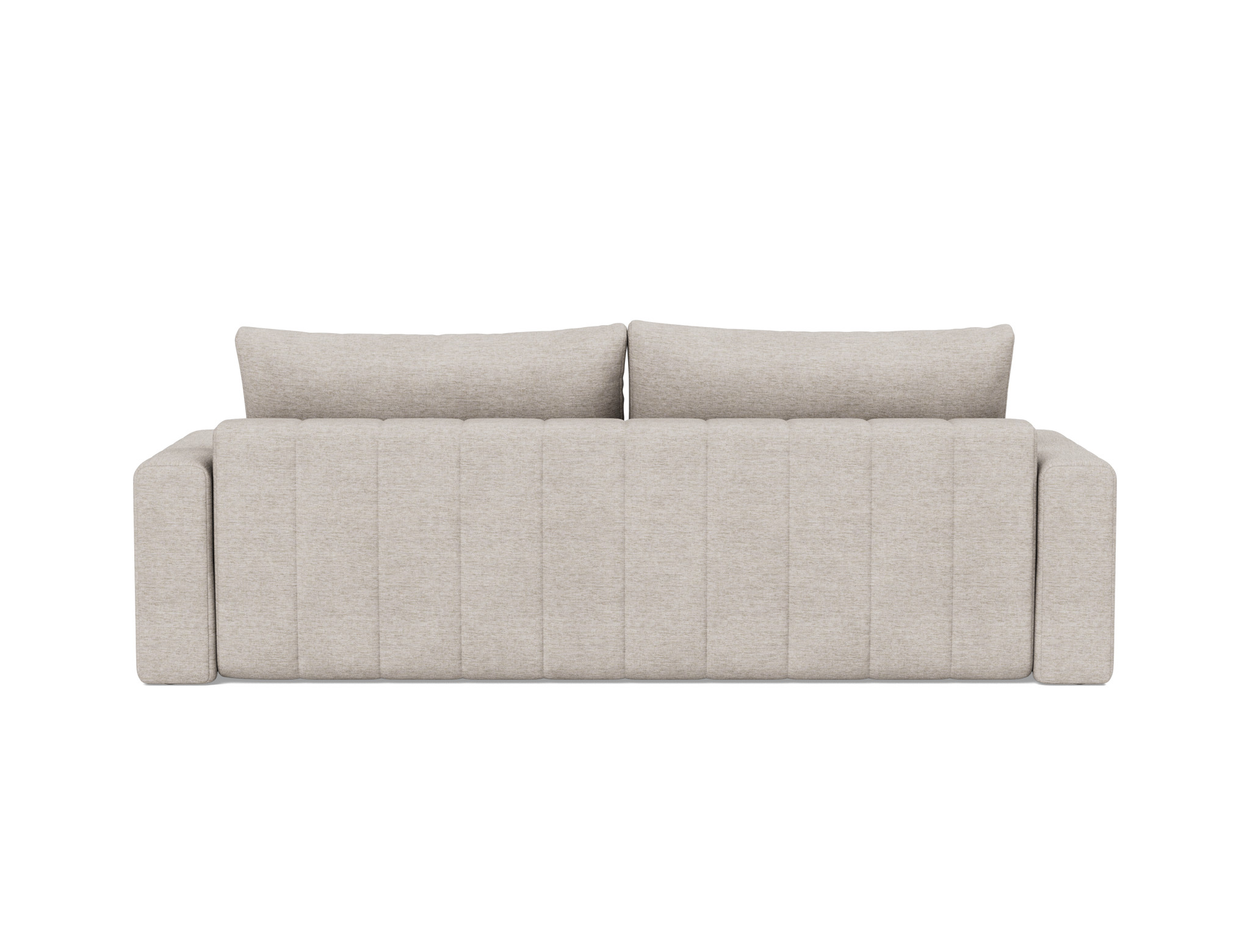 Schlafsofa Akello mit Armlehnen Chenille Yuveno 471-Sand