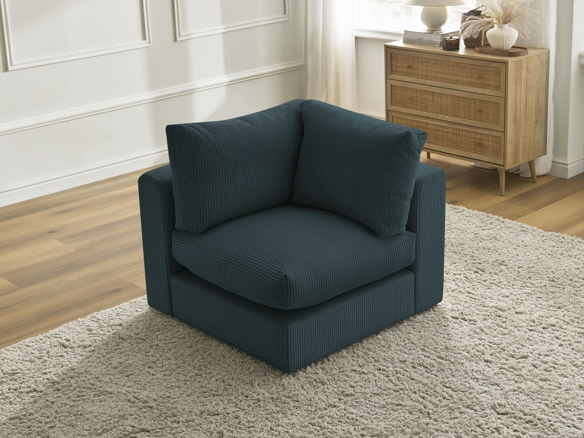 Bobochic Paris Eckmodul Cordsamt Dunkelblau