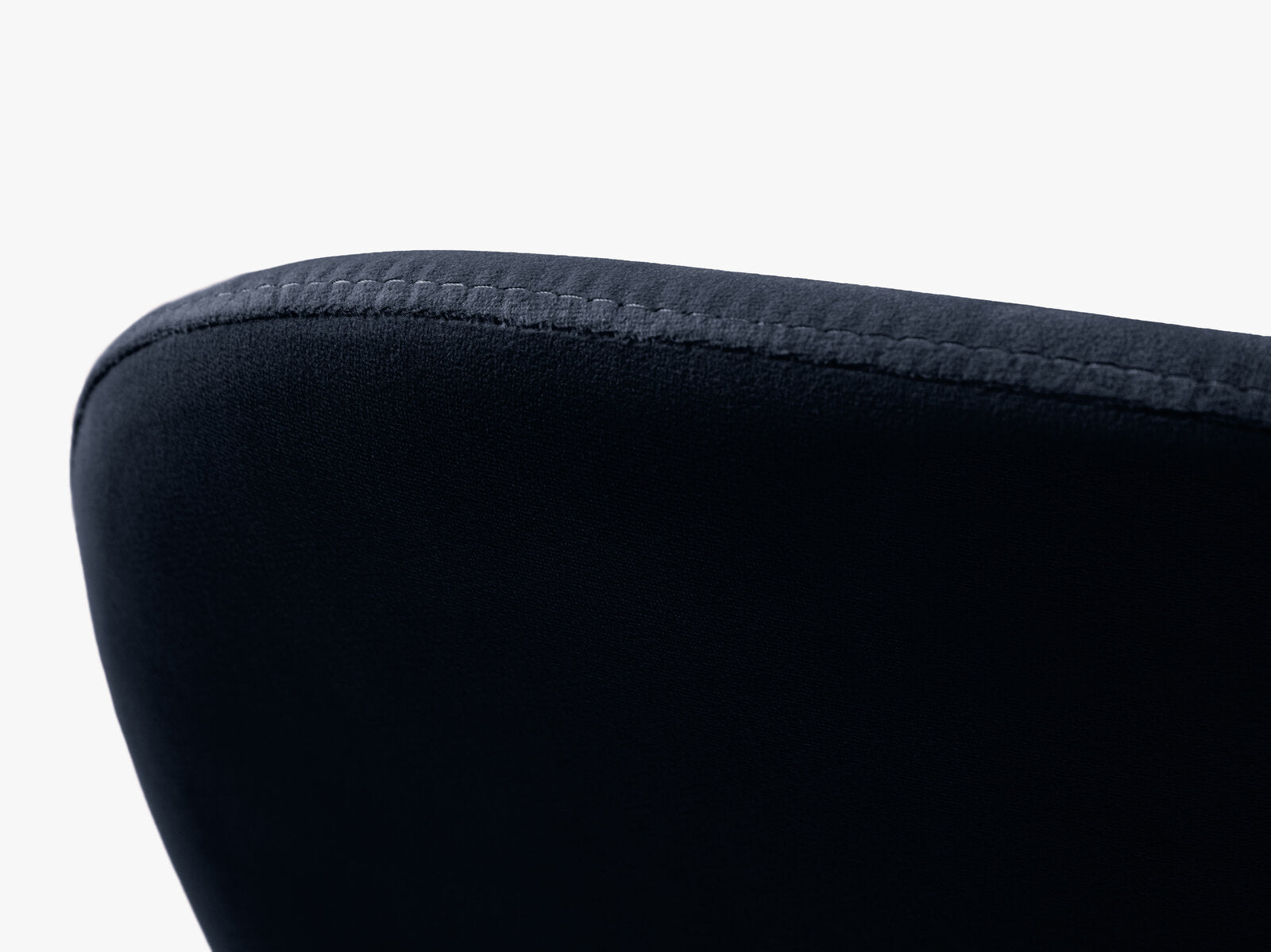 Micadoni Stuhl Caroline Samt Magic Velvet Schwarz Metall Schwarz