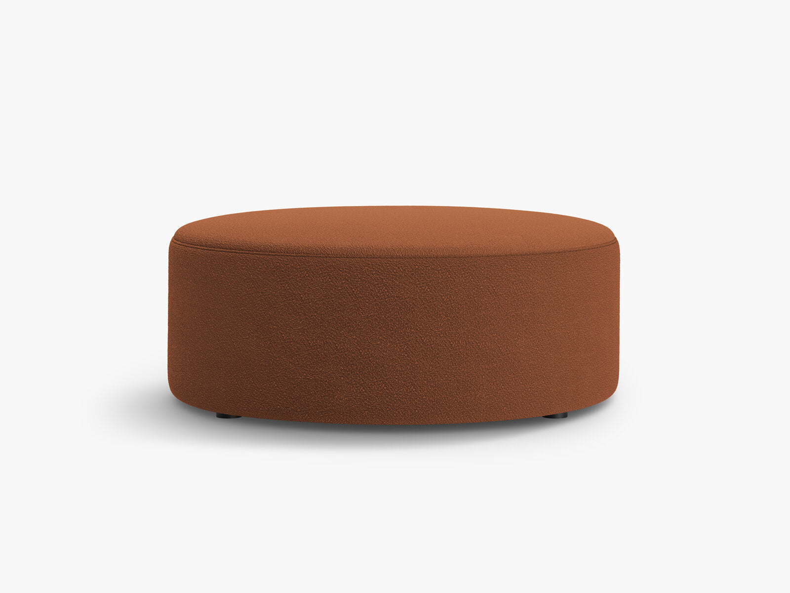 Micadoni Pouf Dia 90cm Boucle Baloo Terrakotta