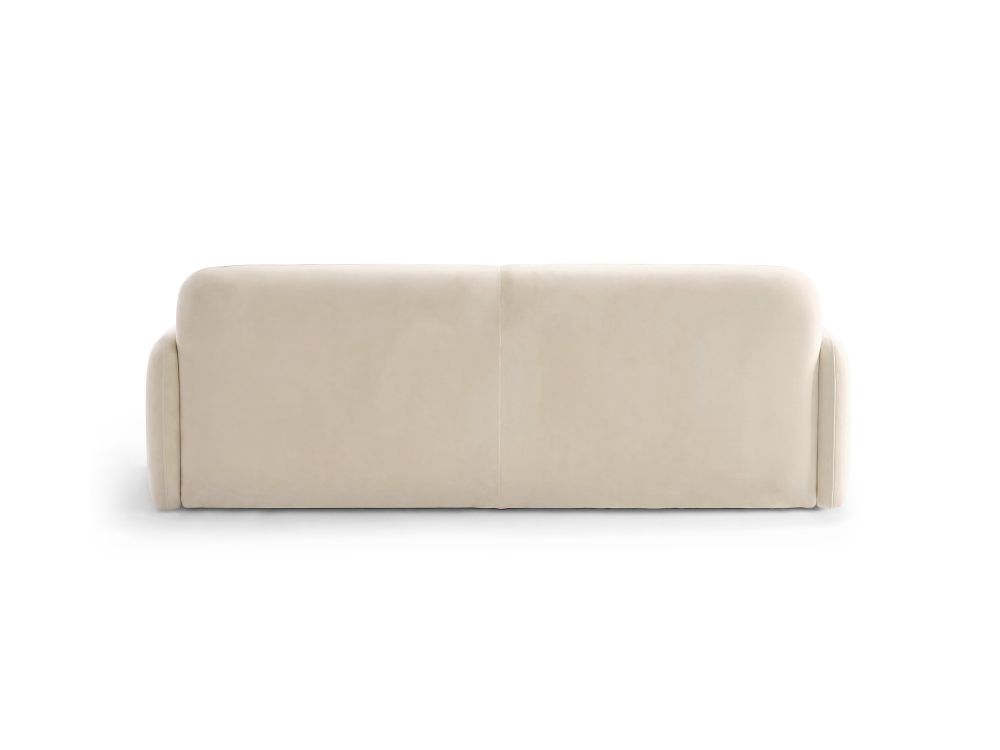 Cosmopolitan Design Sofa Malmo 4-Sitzer Samt Bluvel Helles Beige