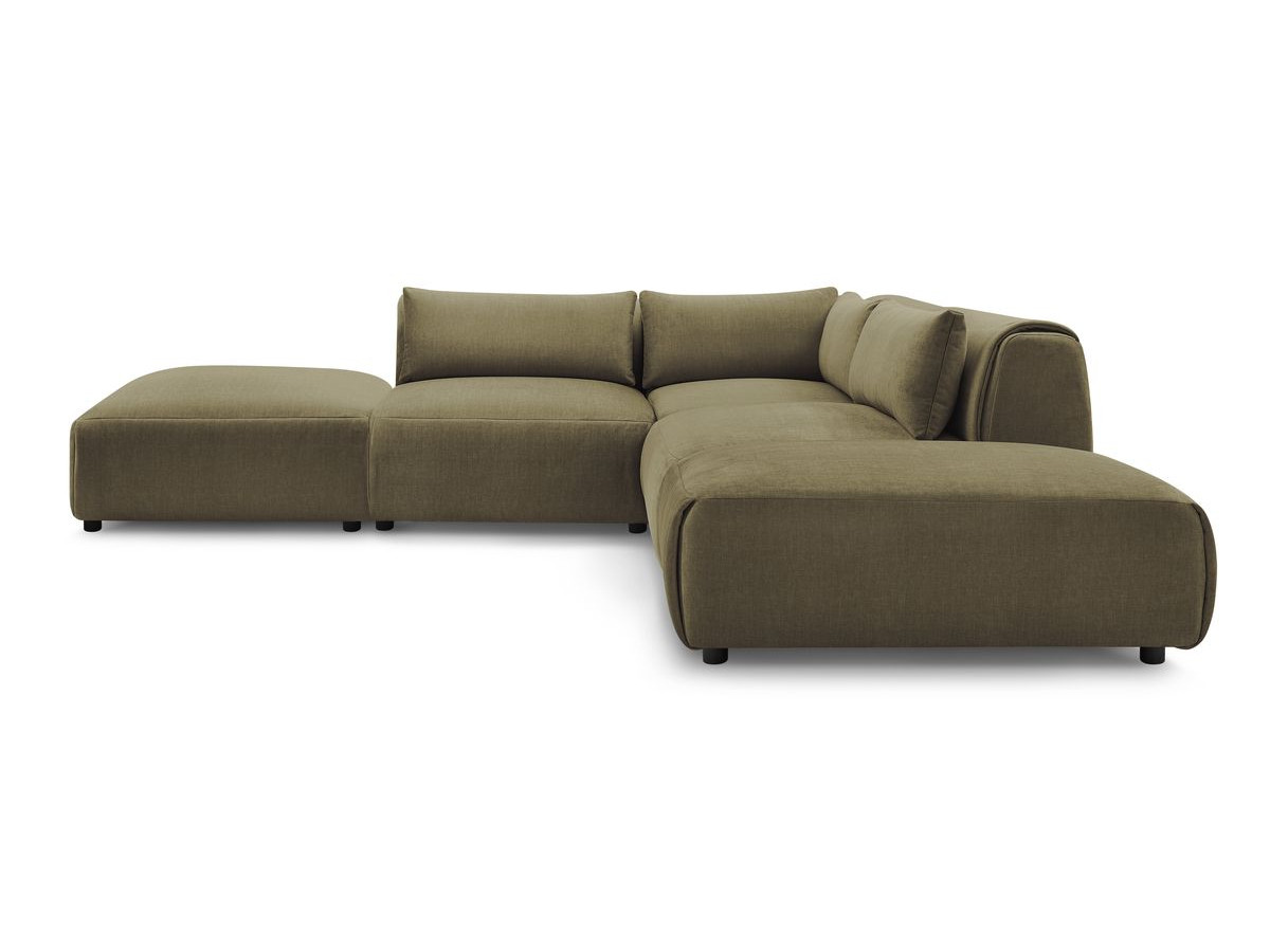 Bobochic Jeanne Ecksofa 271 × 300 cm Samt Grün