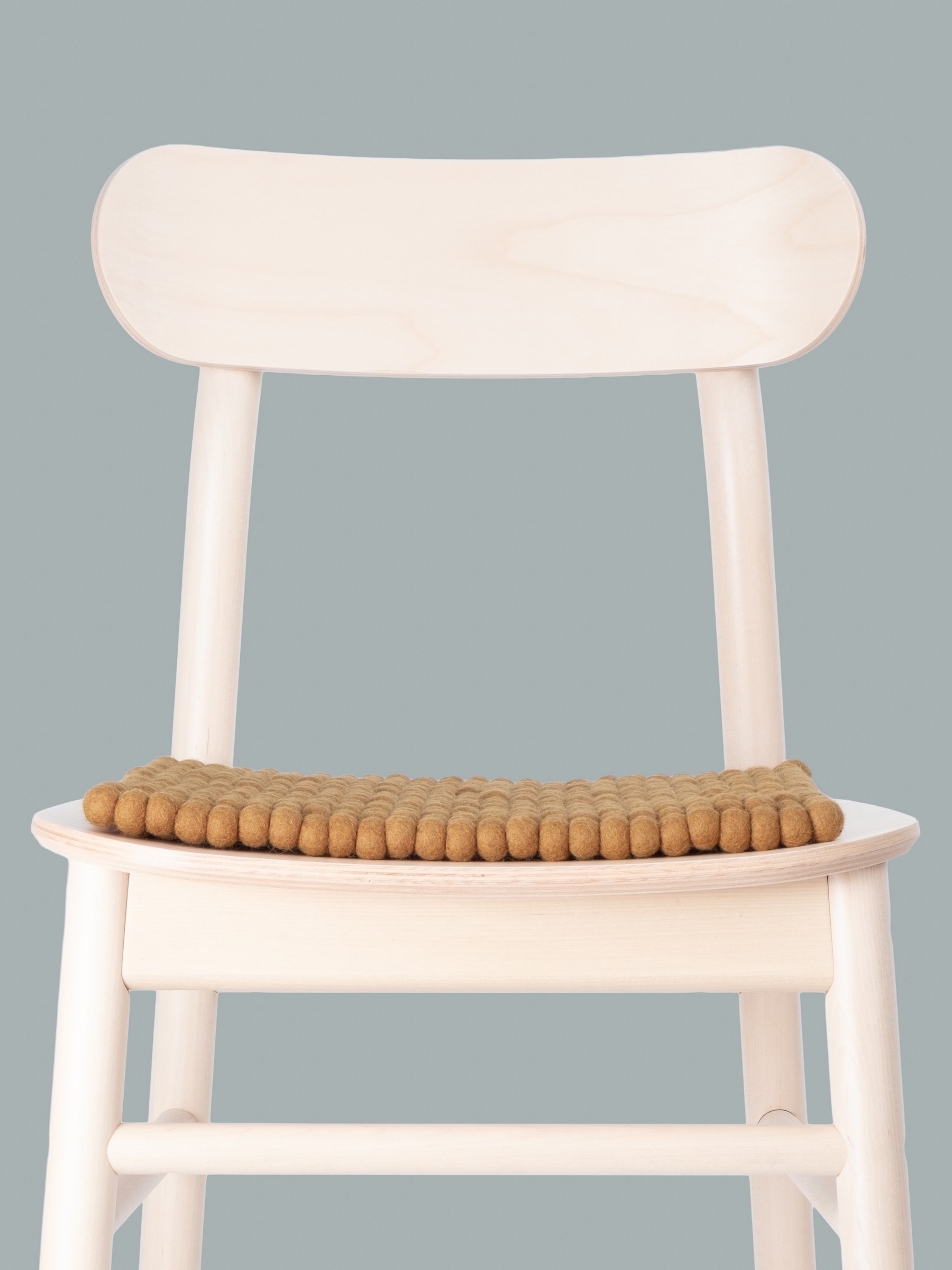 myfelt Omar Filzkugel-Sitzauflage Karamell 36 x 36 cm