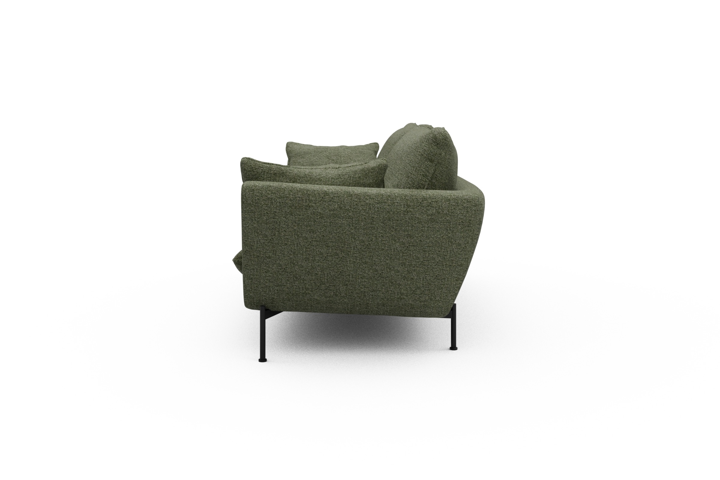 Sofa Anton 3-Sitzer Carreno-Vivid-Green
