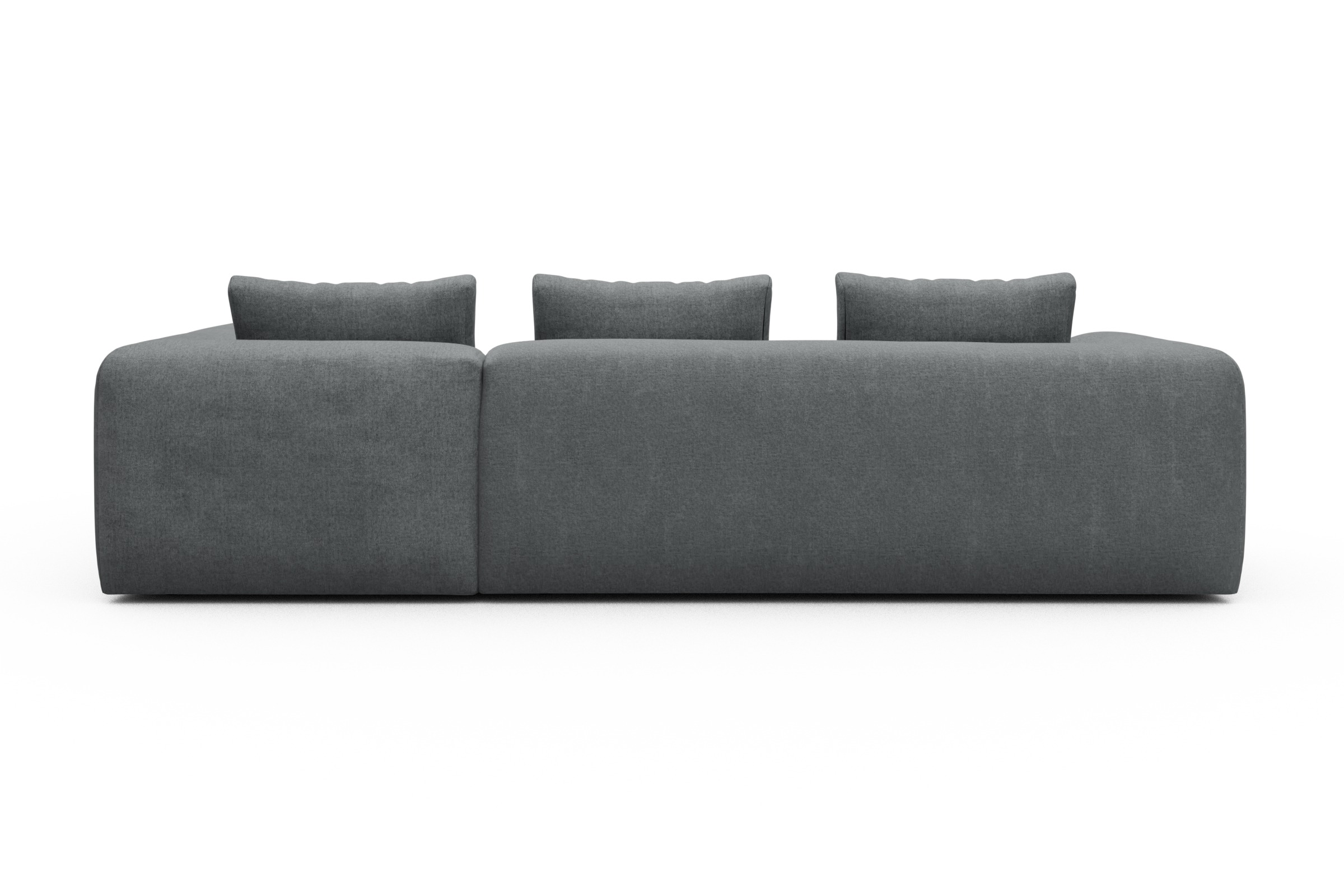 Ecksofa Fred 2x 2,5-Sitzer rechts offen Casone-Gravel-Grey