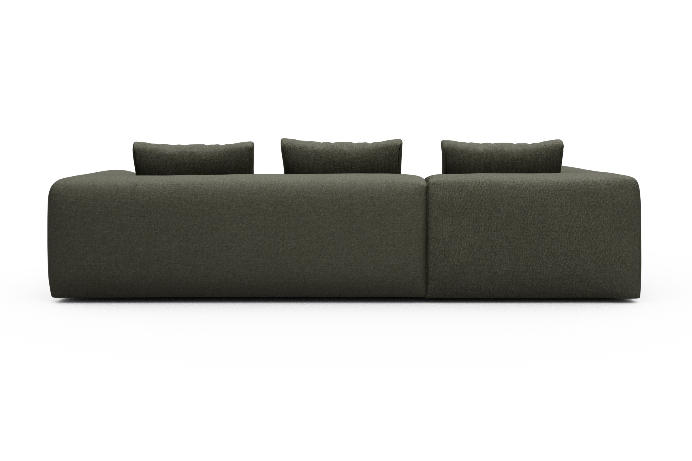 Ecksofa Fred Relax-Ecke links mit 2,5-Sitzer Sama-Winter-Moss