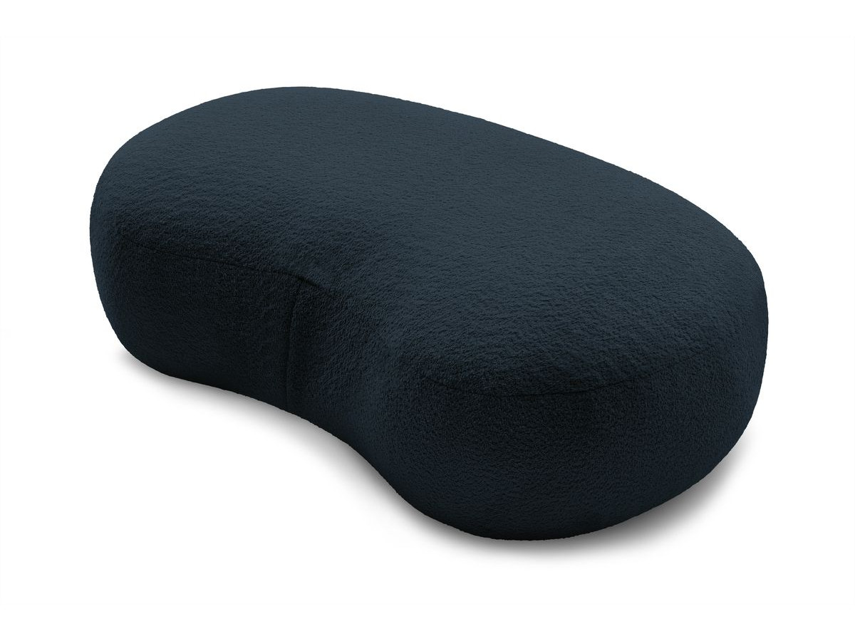 Bobochic Saint-germain Pouf Bouclé-Stoff Dunkelblau