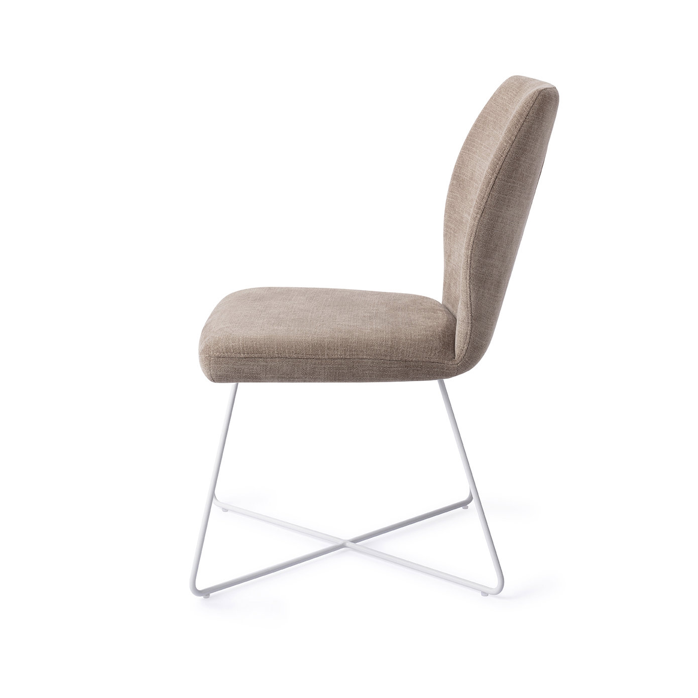 Jesper Home Esszimmerstuhl Ikata Mocha Mist Cross Weiß