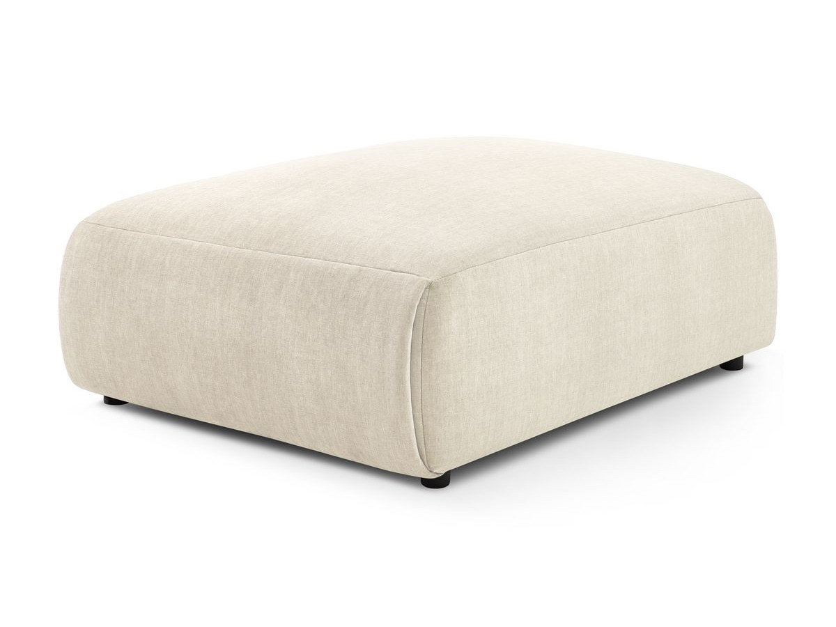 Bobochic Jeanne Pouf 95 × 117 cm Samt Beige