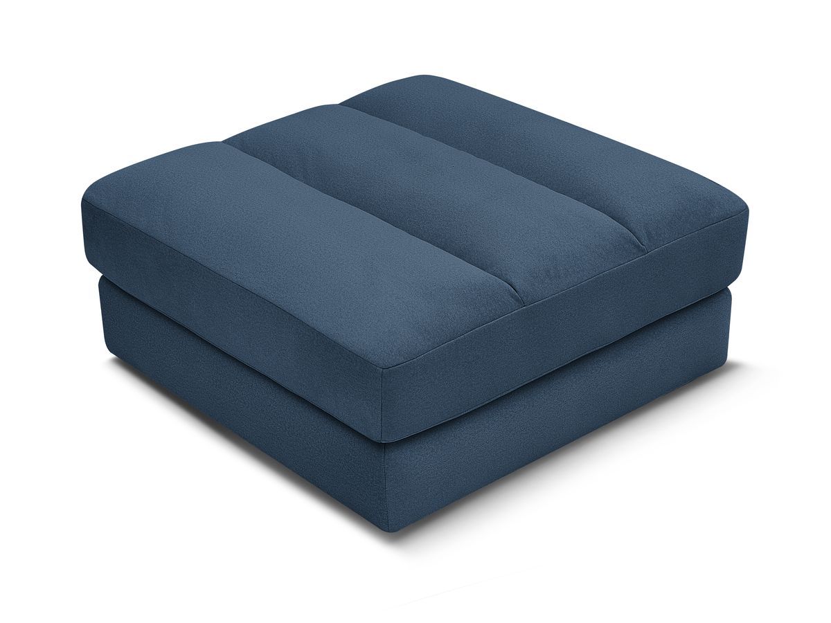 Bobochic Sierra Pouf Samt Dunkelblau