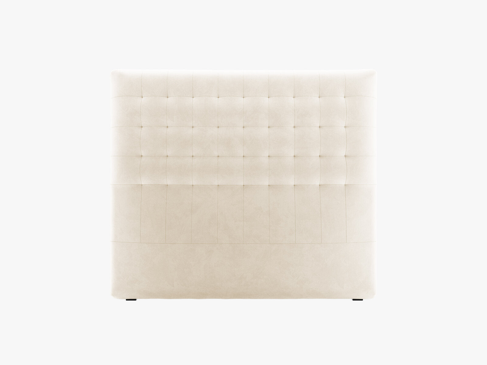 Micadoni Nova Samtiger Kopfteil 120 cm (H 120 cm) Samt Paris Beige 140x120