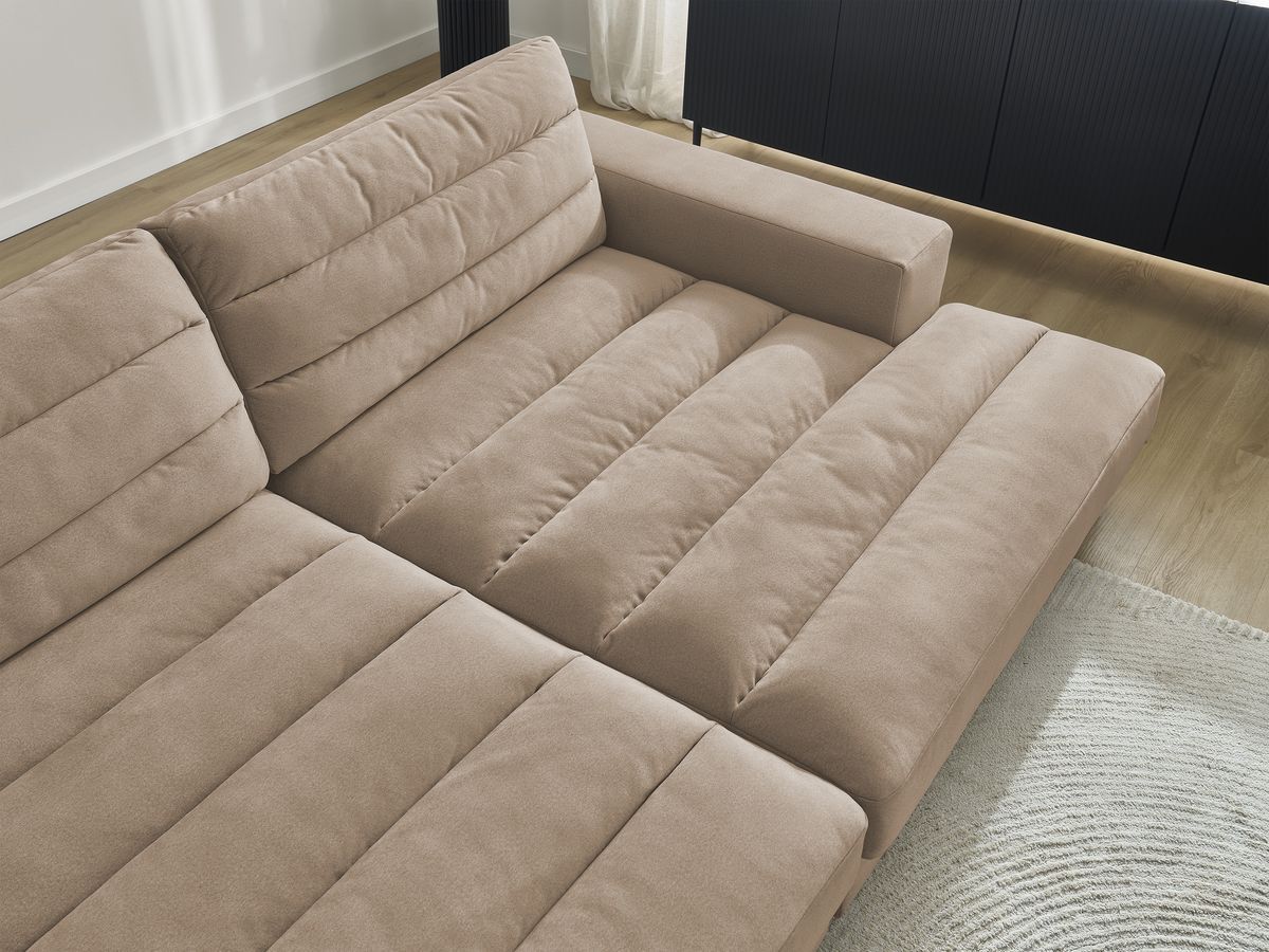 Bobochic Sierra Sofa 4-Sitzer Samt Taupe