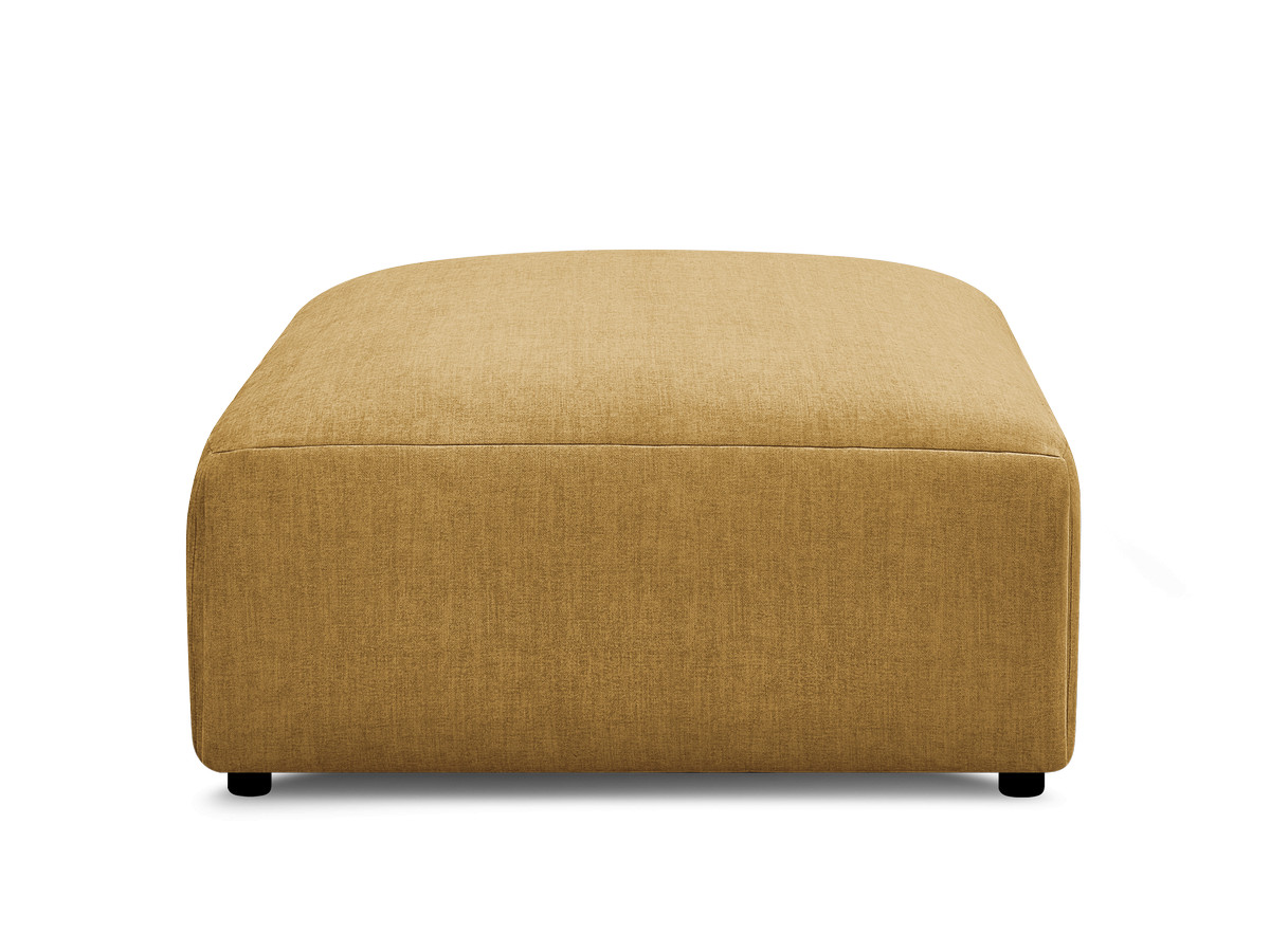 Bobochic Jana Pouf 94 × 114 cm Samt Gelb