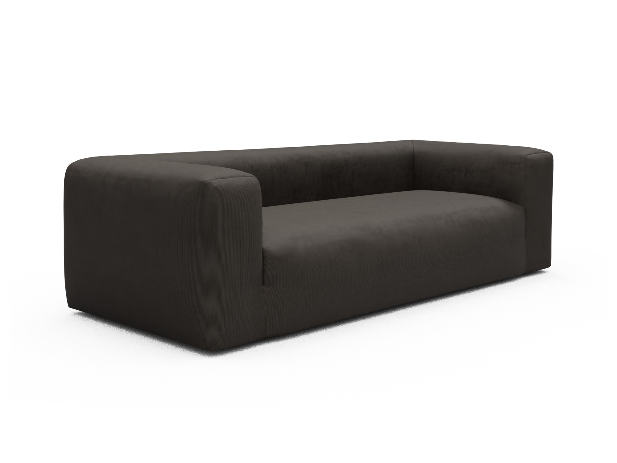 Skandi Home Sofa Fred 3-Sitzer Cordufine-Taupe moebelfaktor