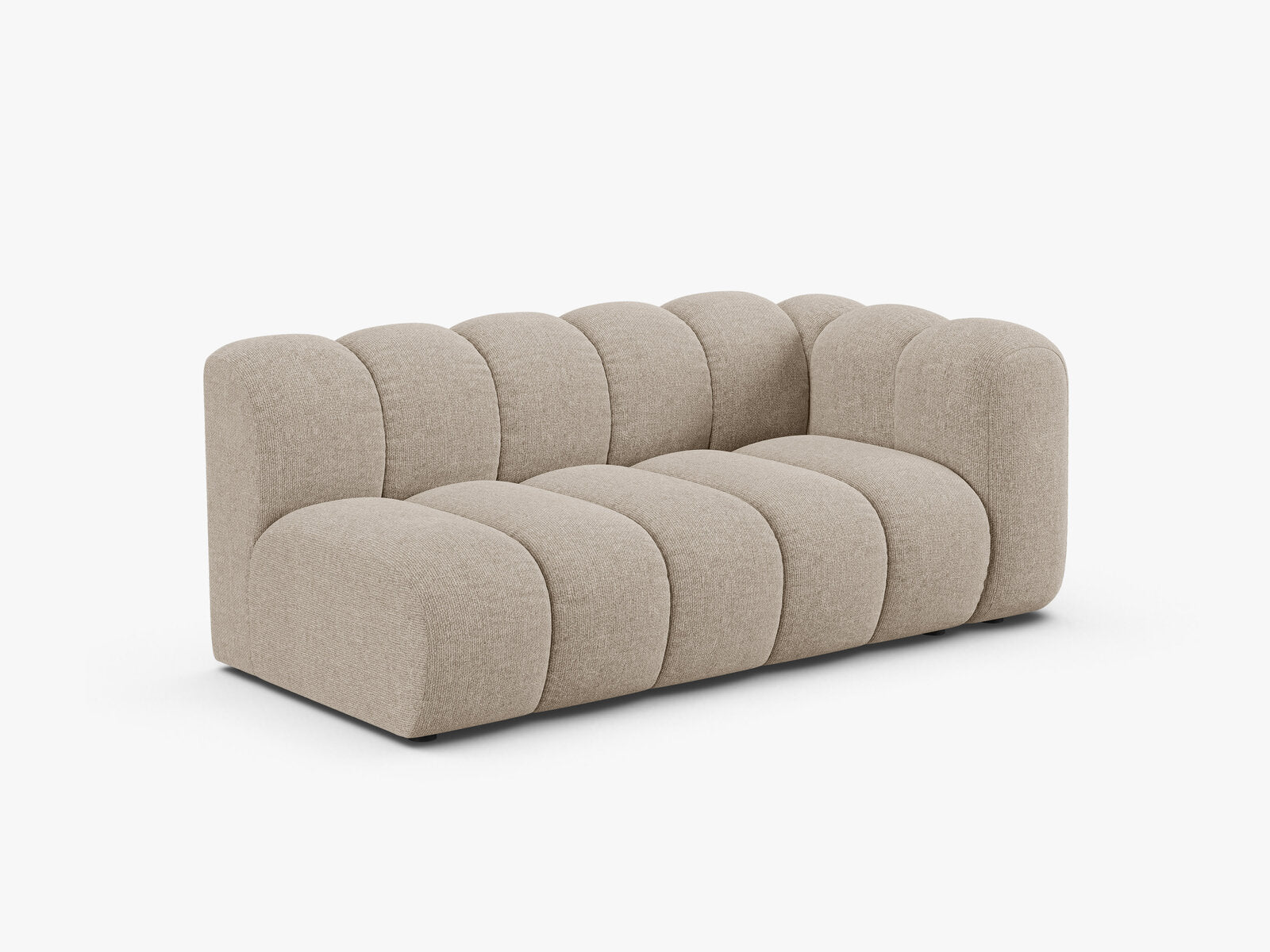 Micadoni Modul Lupine 3-Sitzer Chenille Eden Dunkelbeige Rechts