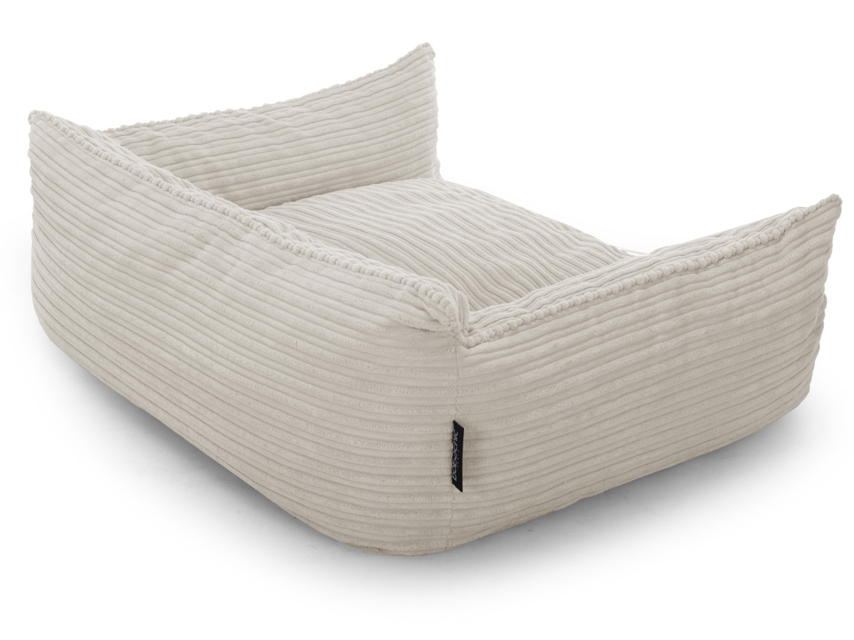 Bobochic Pluto Hundekorb Cordsamt Beige, Größe M (65 cm)