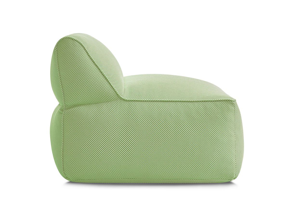 Bobochic Riviera Sofamodul 1-Sitzer Melange-Stoff Grün