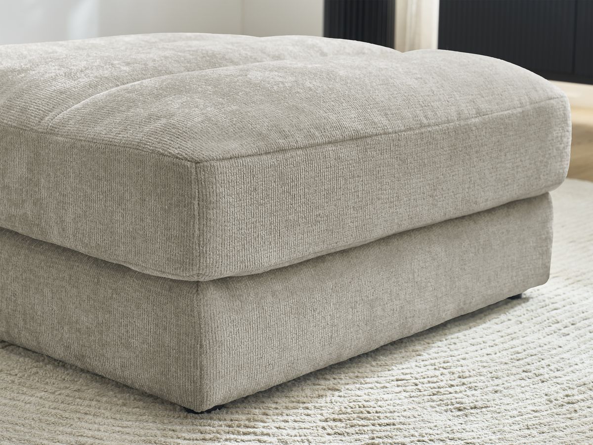Bobochic Sierra Pouf Strukturstoff Taupe